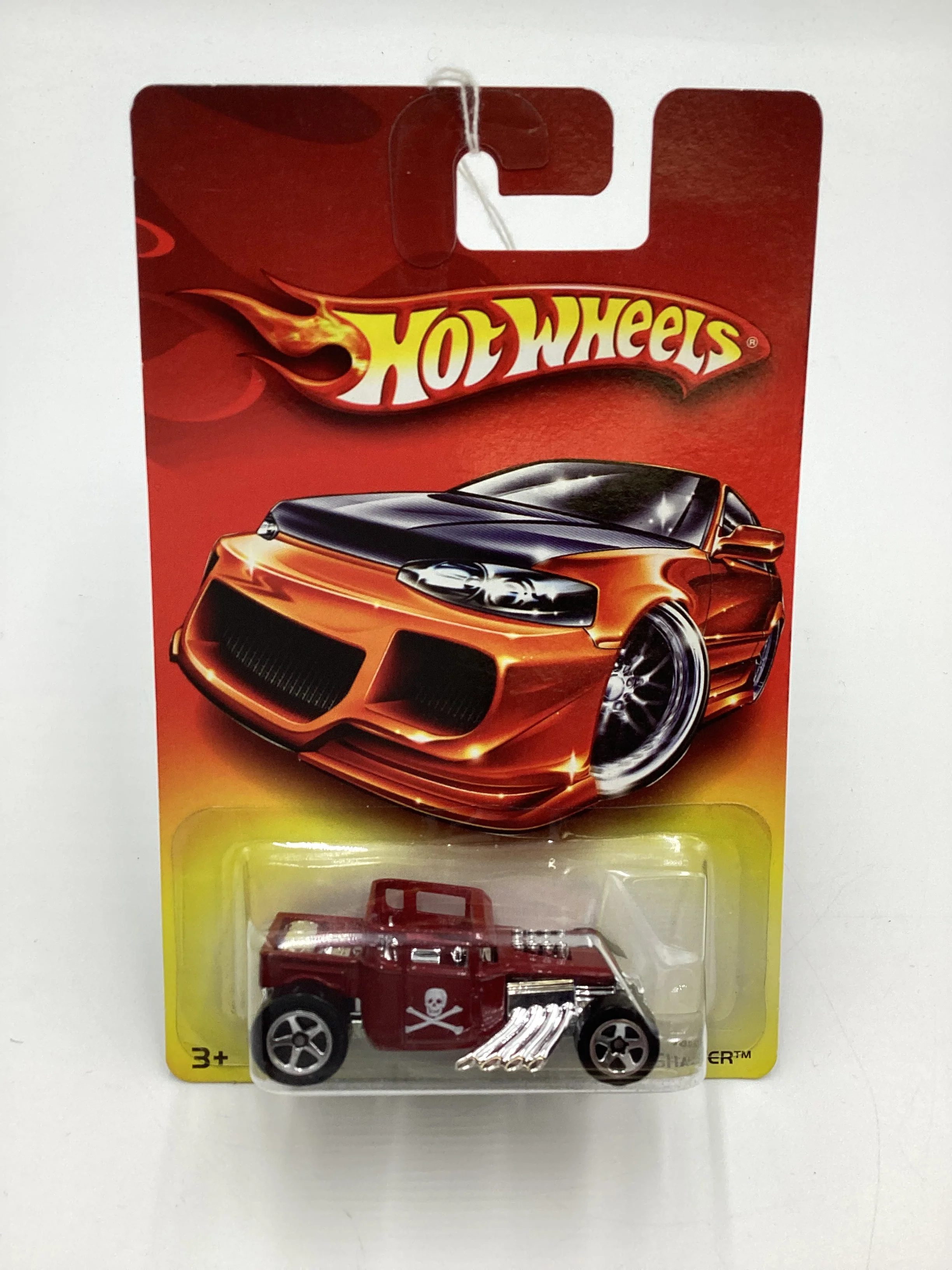 2007 Hot Wheels Walmart Exclusive Series Bone Shaker Red 156G - Image 2