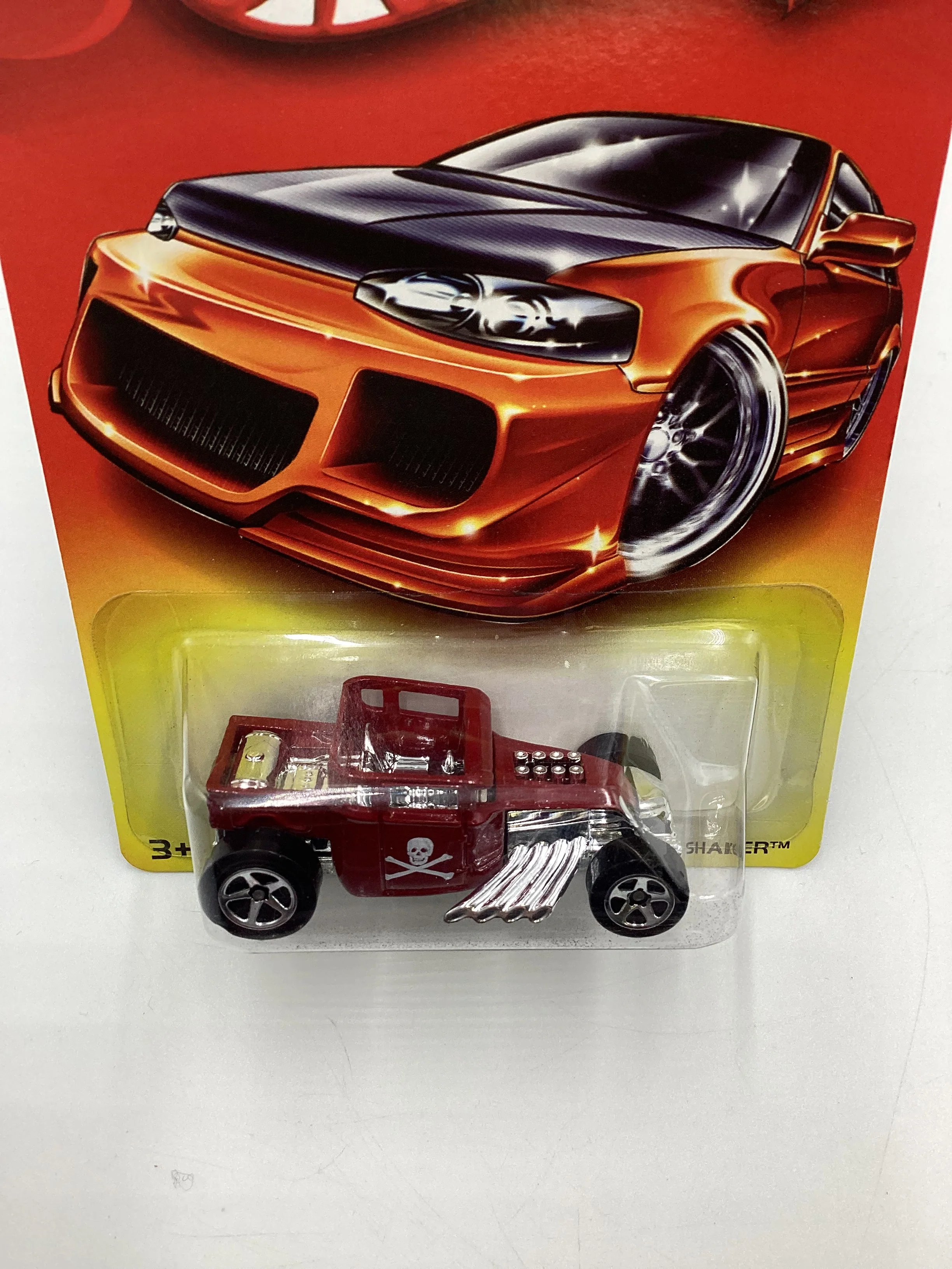 2007 Hot Wheels Walmart Exclusive Series Bone Shaker Red 156G - Image 6