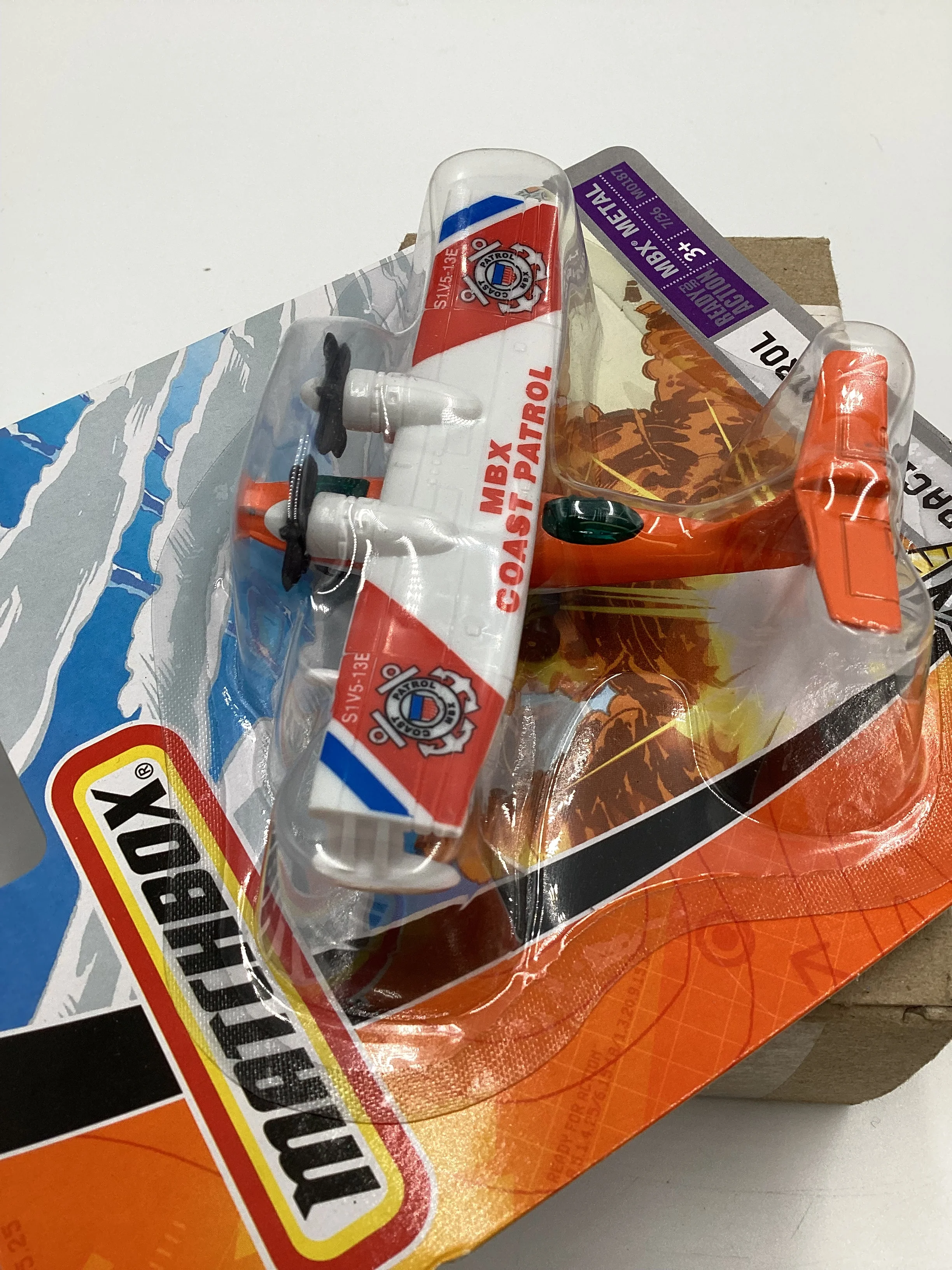 2007 Matchbox Skybusters M0187 Pacific Patrol Orange 113D - Image 5
