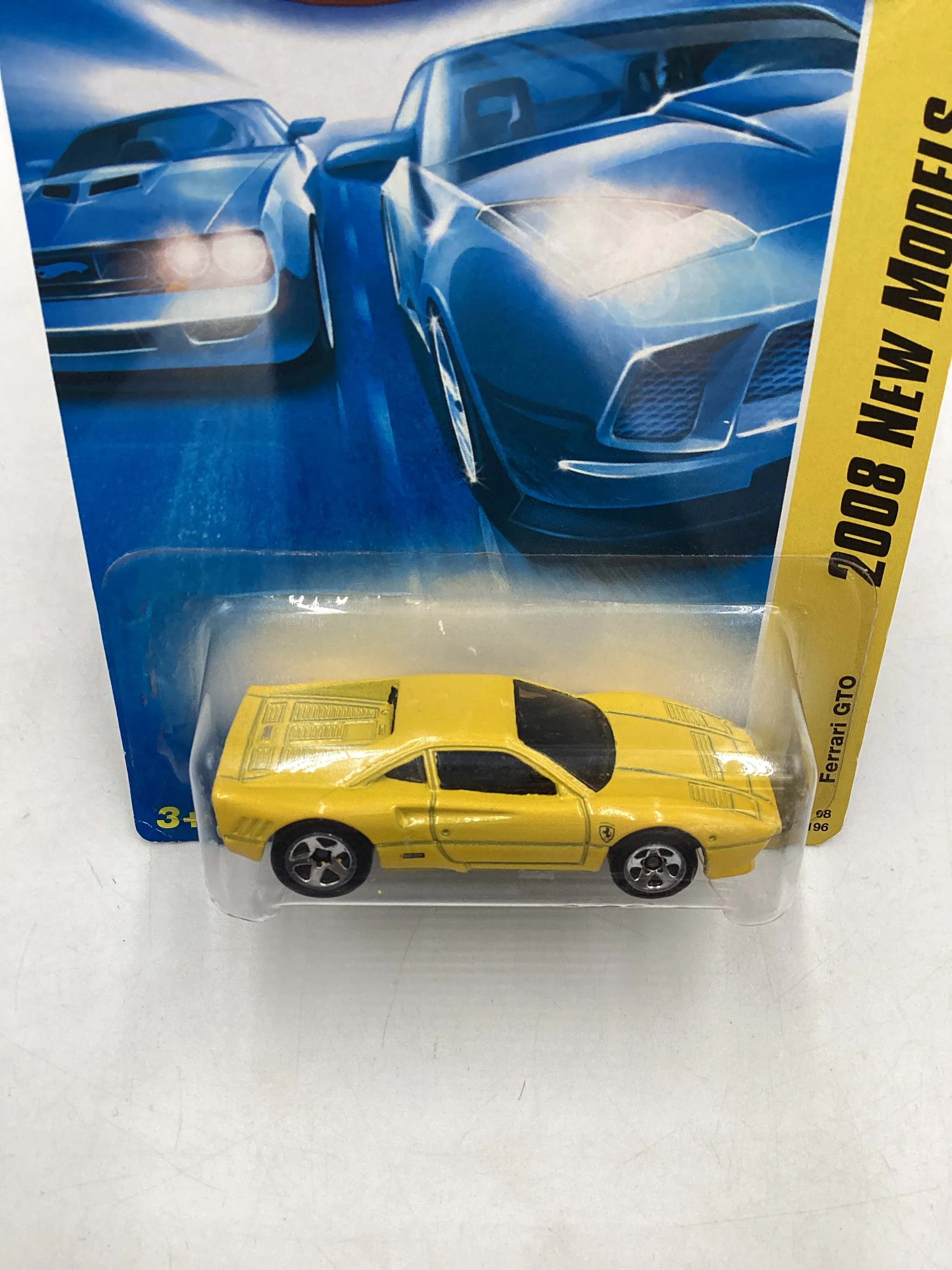 2008 Hot Wheels #038 Ferrari GTO Yellow - Image 6