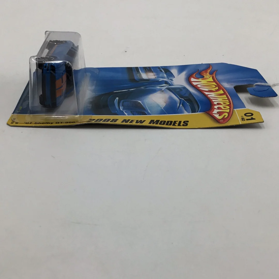 2008 Hot wheels #1 2007 Shelby GT-500 Blue MM4 - Image 8