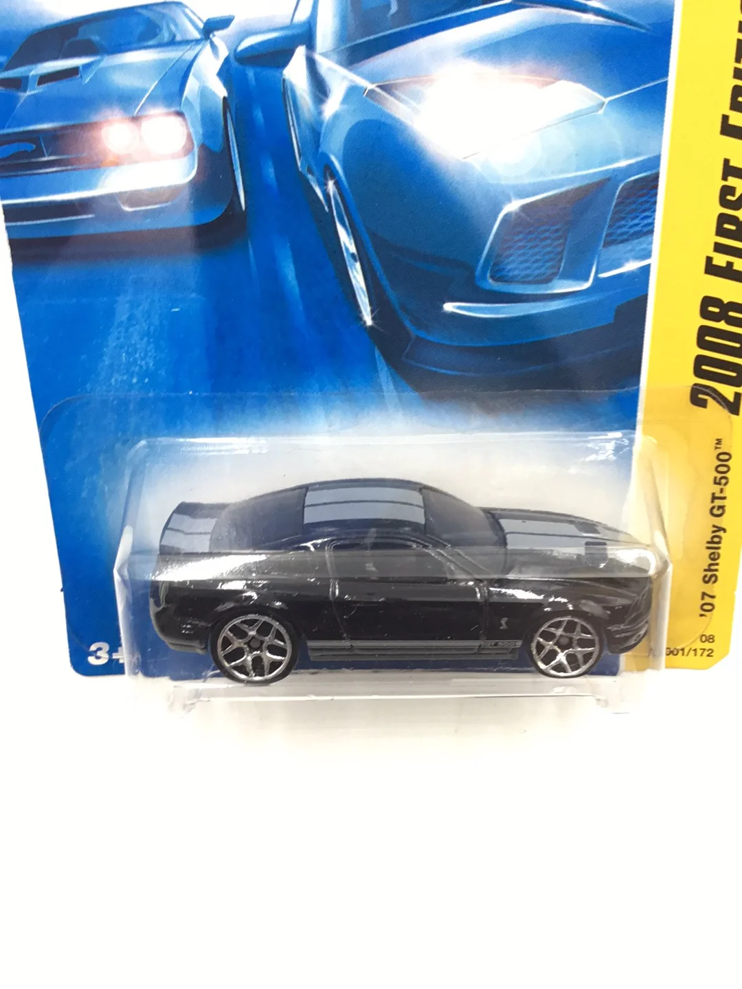 2008 Hot wheels #1 Shelby GT-500 black JJ4 - Image 5
