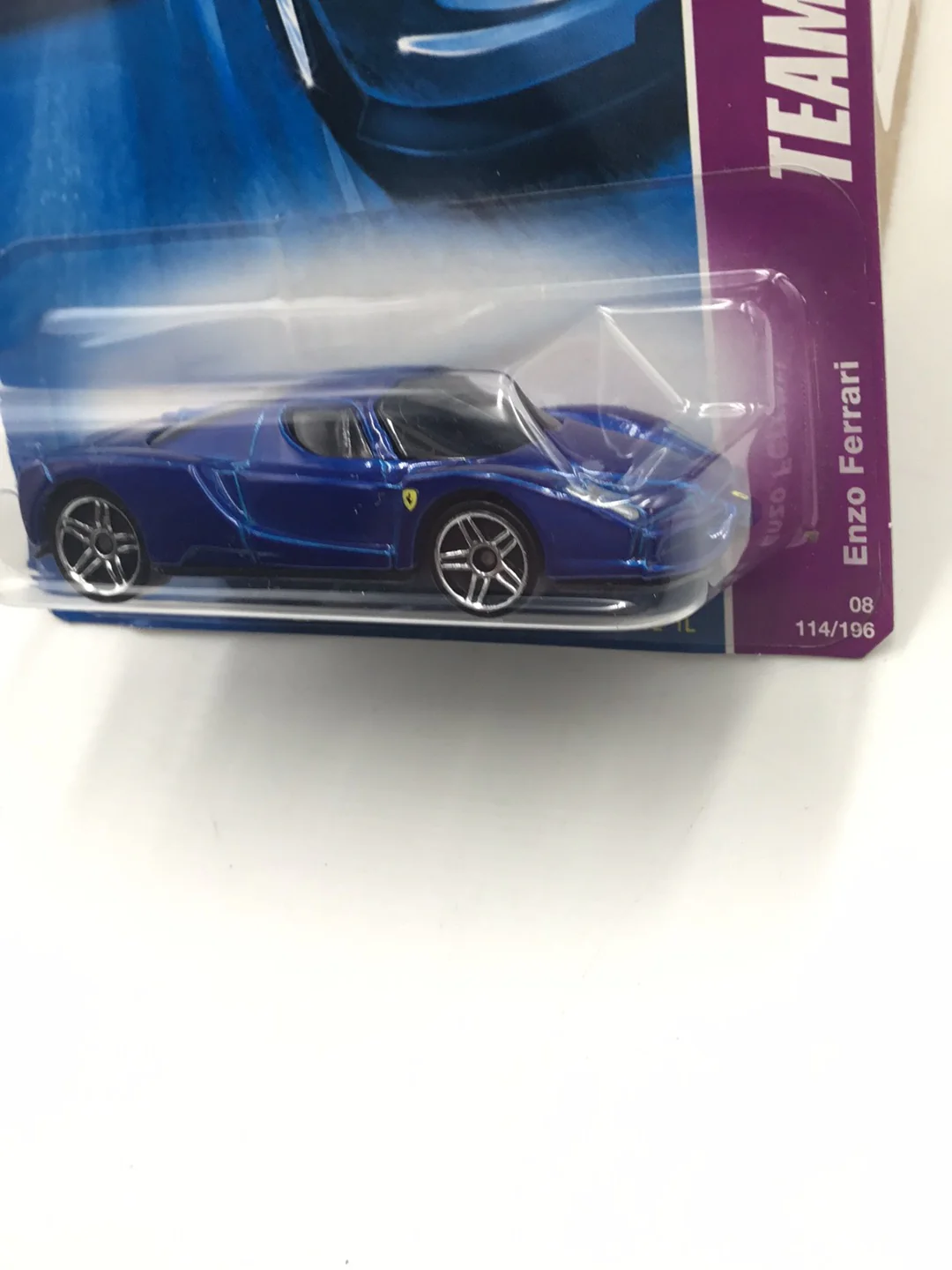 2008 Hot wheels #114 Enzo Ferrari with protector - Image 4