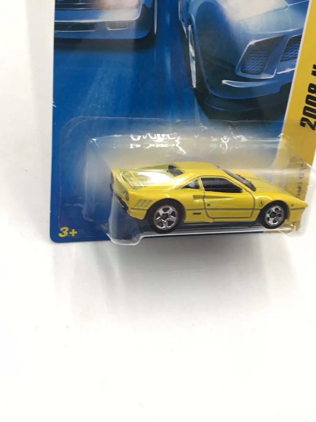 2008 Hot wheels #38 GTO Ferrari yellow PP5 - Image 3