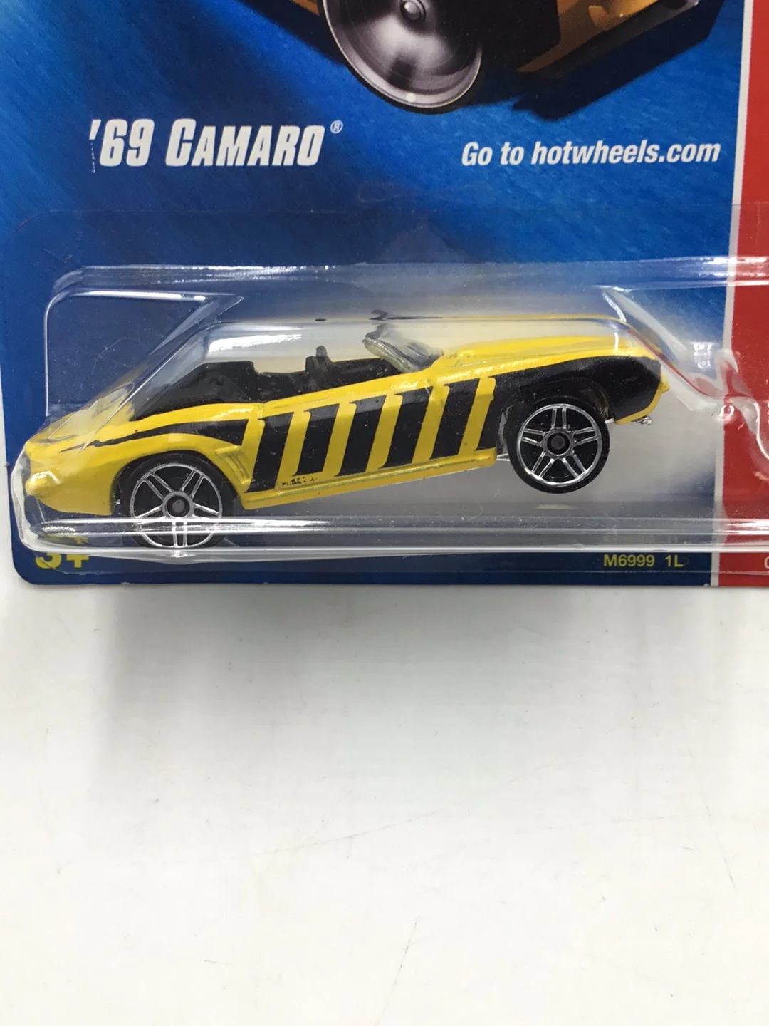2008 Hot wheels #97 69 Camaro (Bad Card) DD9 - Image 2
