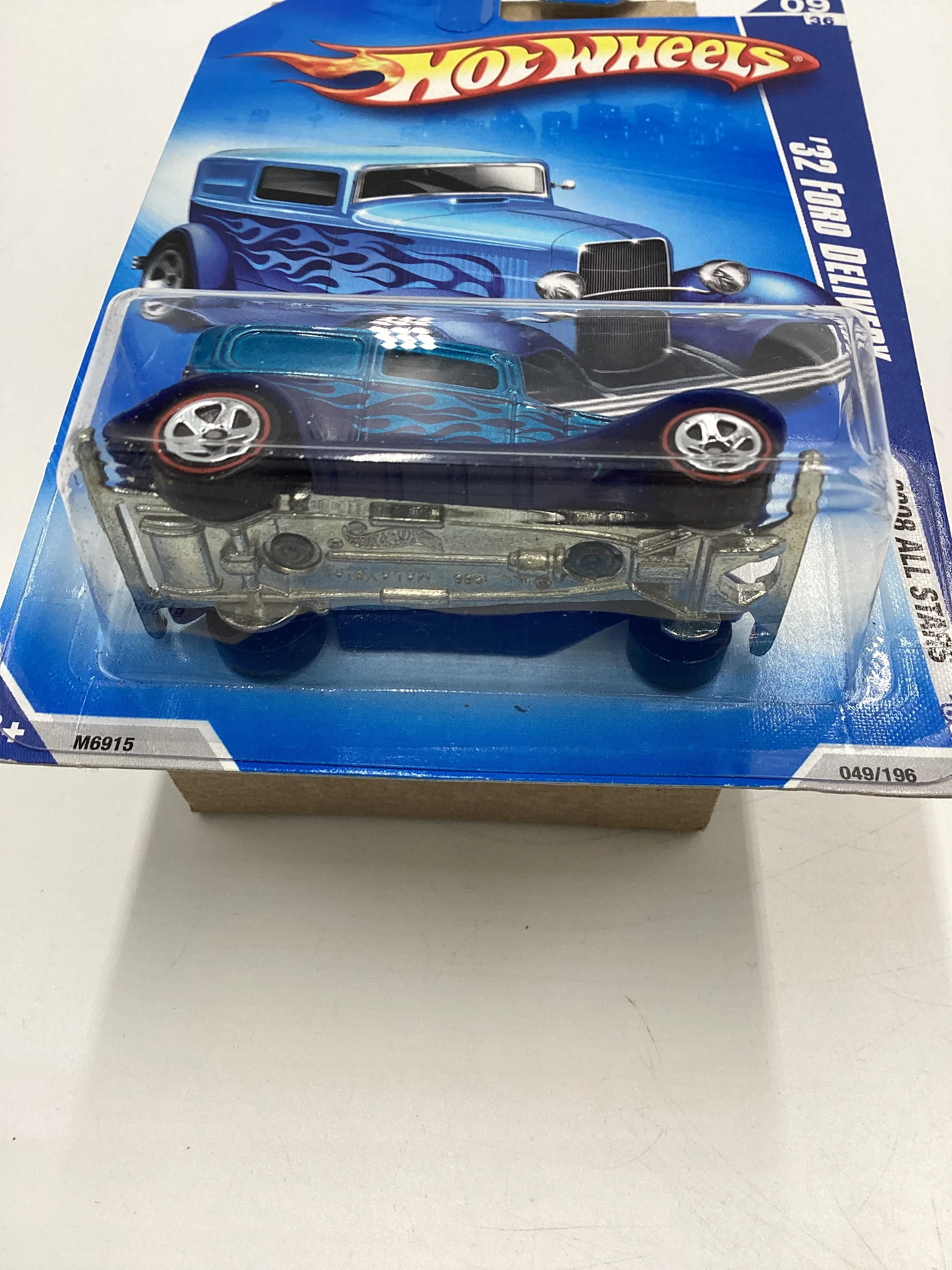 2008 Hot Wheels All Stars #49 32 Ford Delivery Blue 31D - Image 7