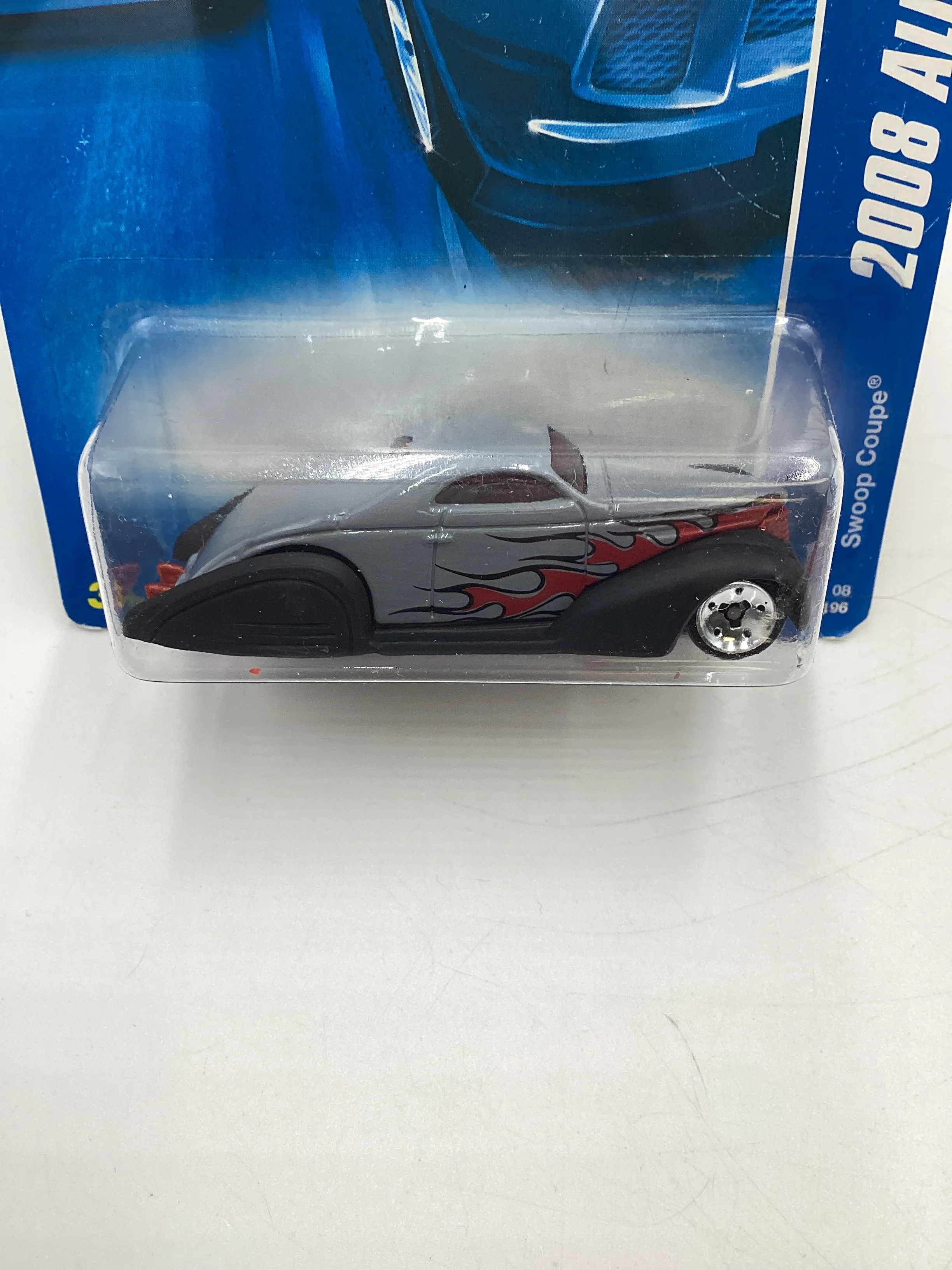 2008 Hot Wheels All Stars #51 Swoop Coupe Gray Z3 - Image 3