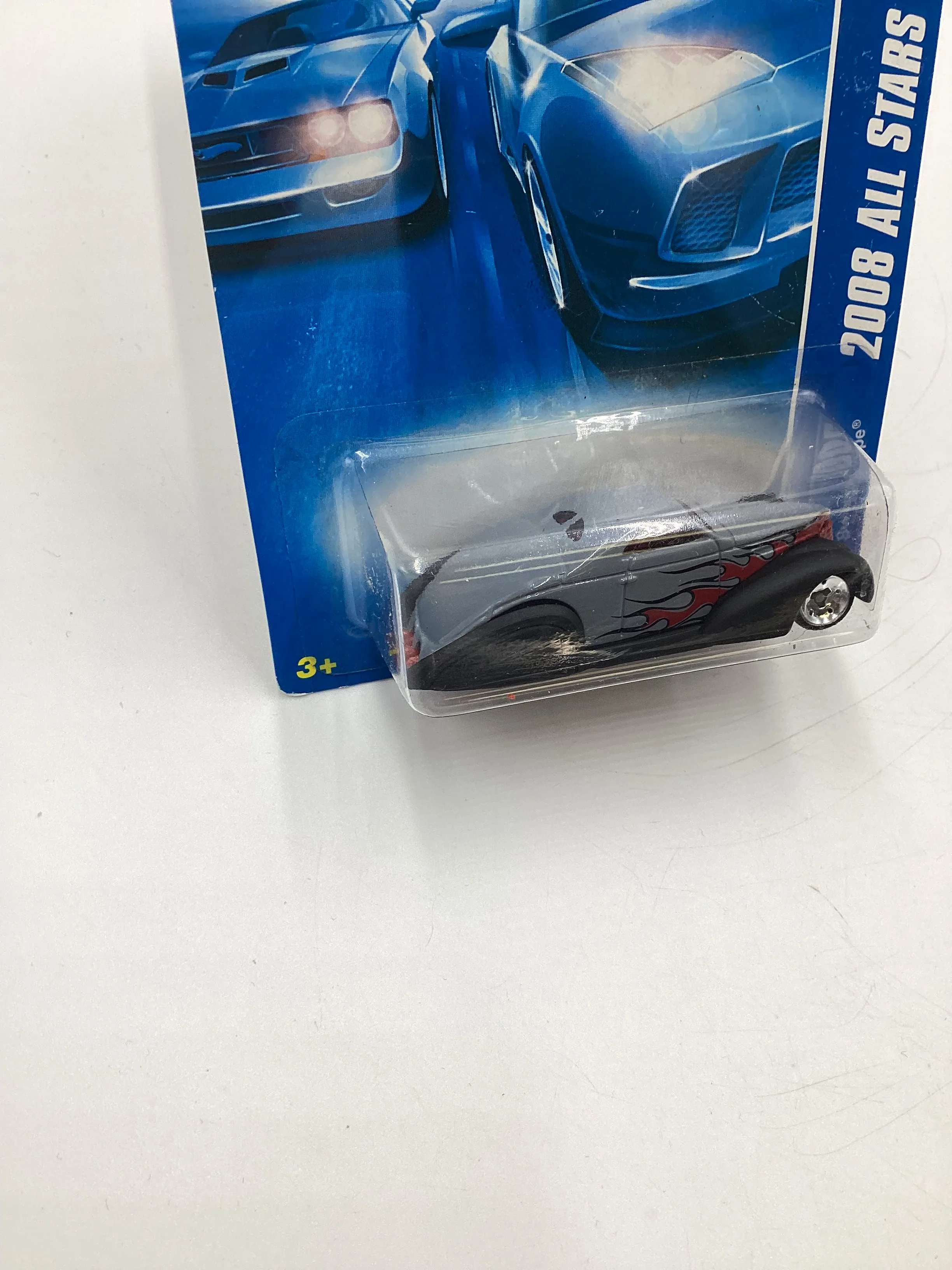 2008 Hot Wheels All Stars #51 Swoop Coupe Gray Z3 - Image 5