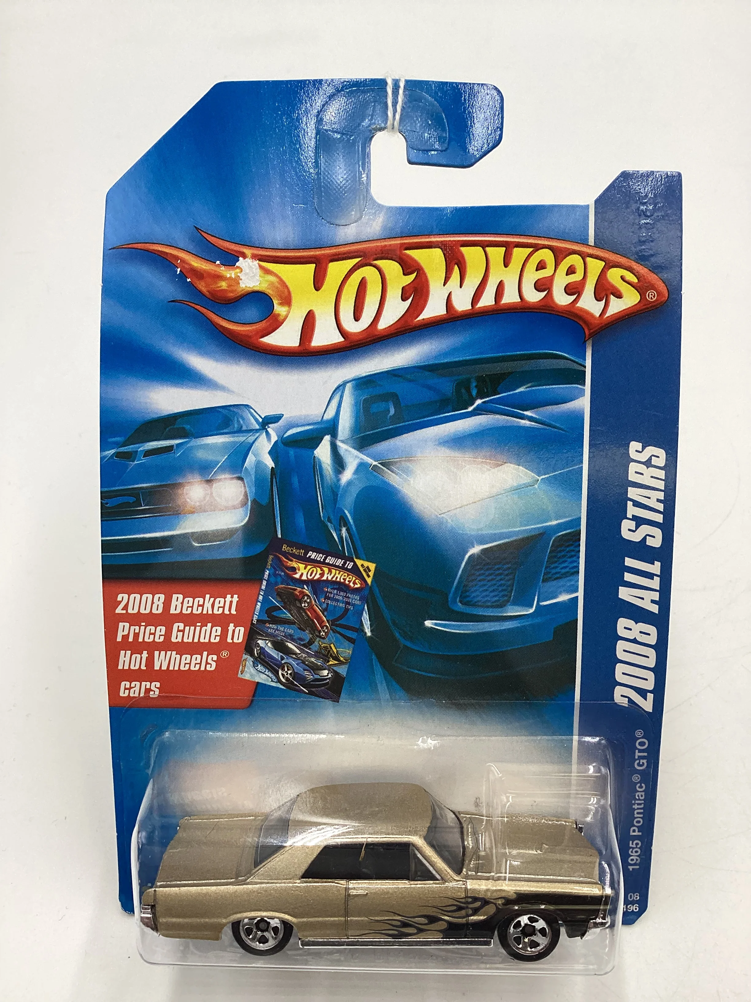2008 Hot Wheels All Stars #70 1965 Pontiac GTO Gold Alt Art Card Kmart Exclusive 239B - Image 2