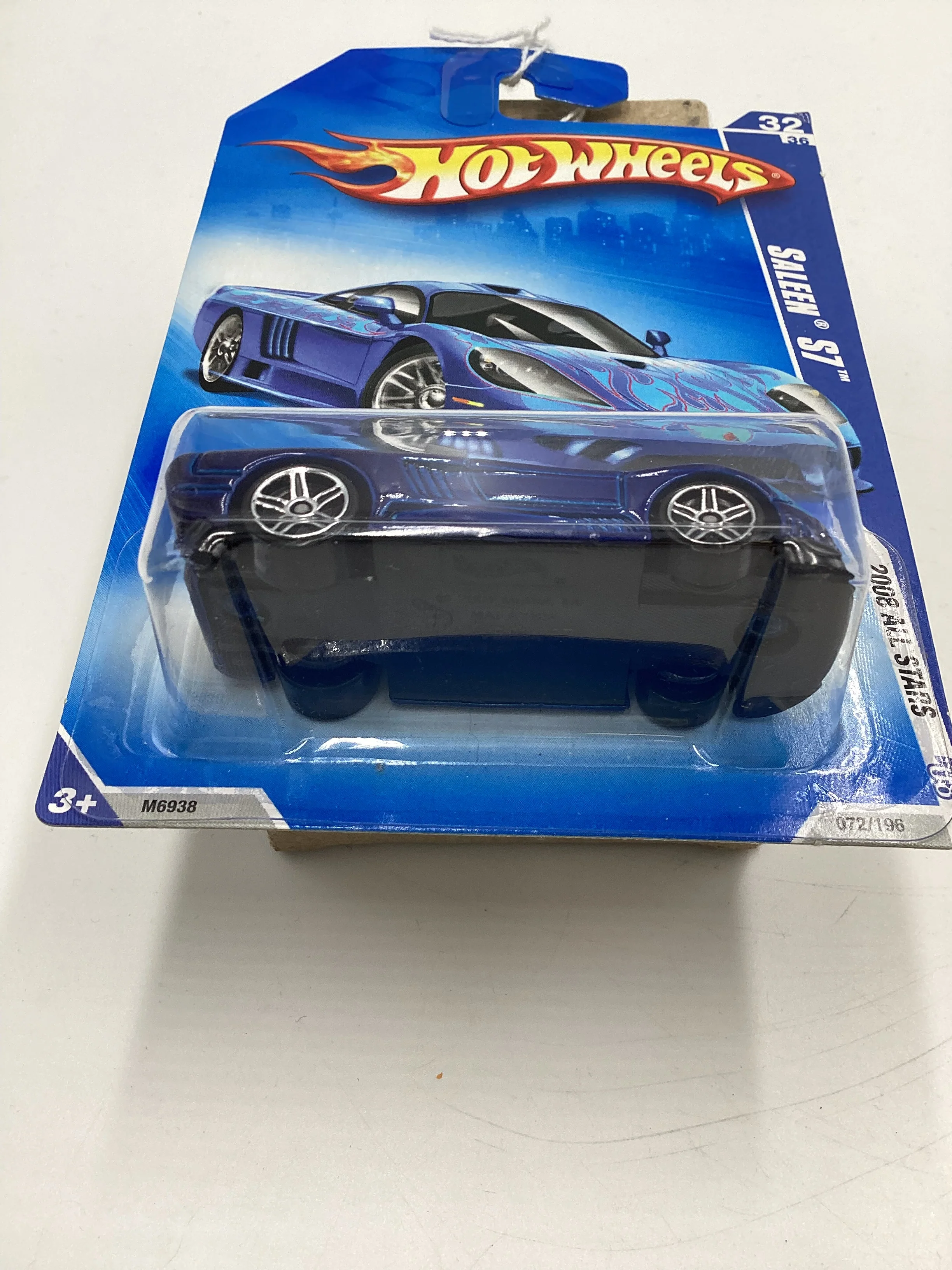 2008 Hot Wheels All Stars #72 Saleen S7 Blue 28D - Image 7