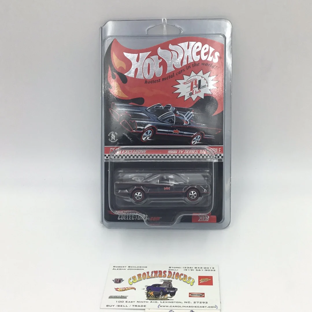 2008 Hot wheels club car exclusive 1966 Tv Series Batmobile 11445/13428