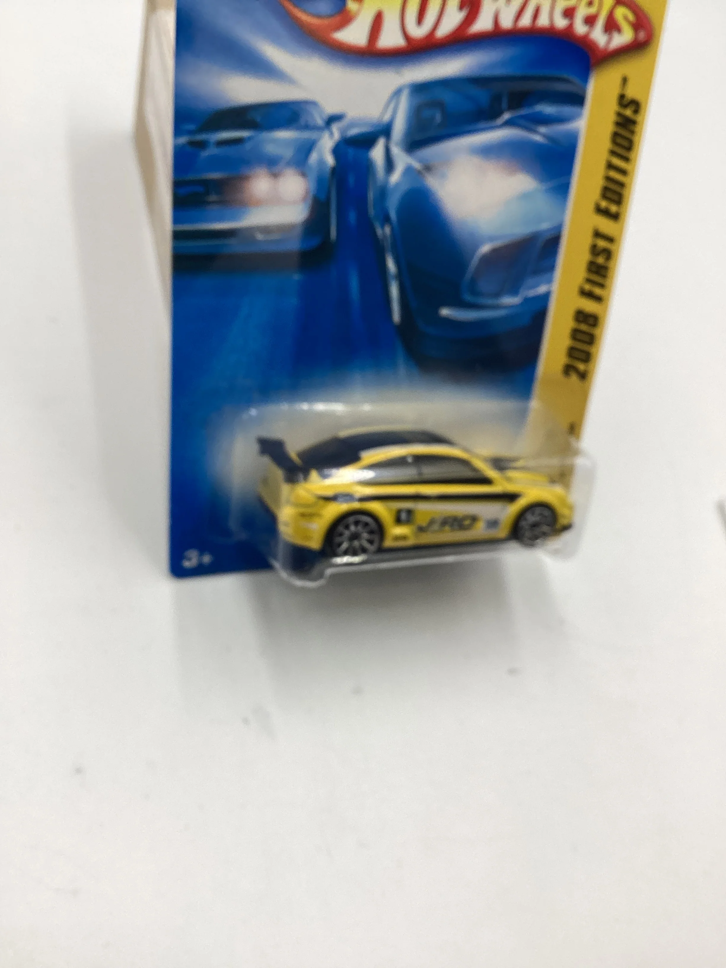 2008 Hot Wheels First Editions #31 08 Ford Focus Yellow 31B - Image 5