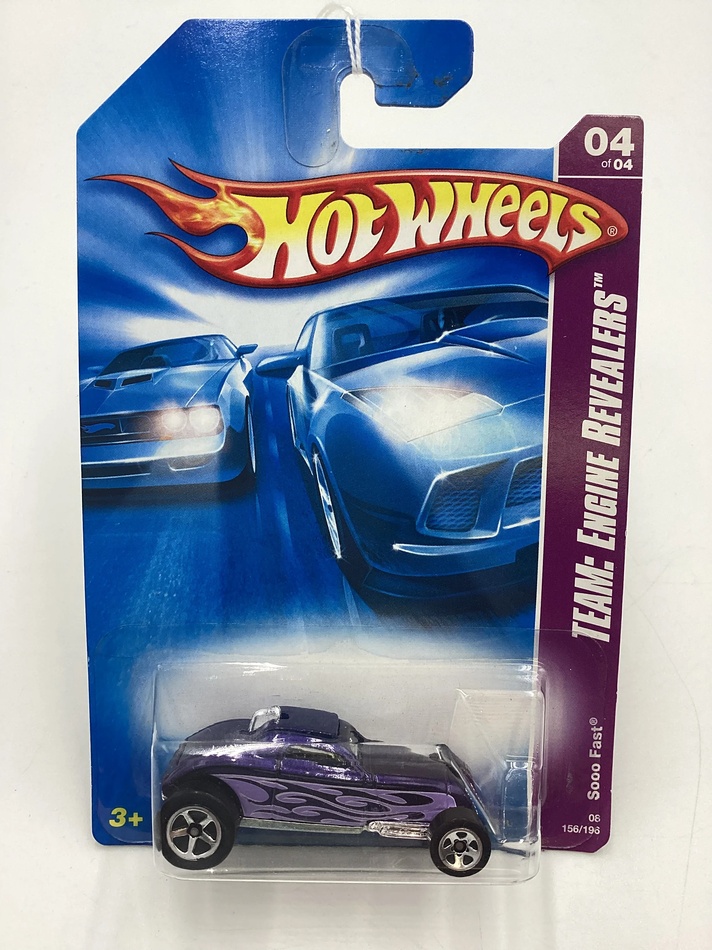 2008 Hot Wheels HW Team: Engine Revealers #156 Soooo Fast Purple AA4 - Image 2