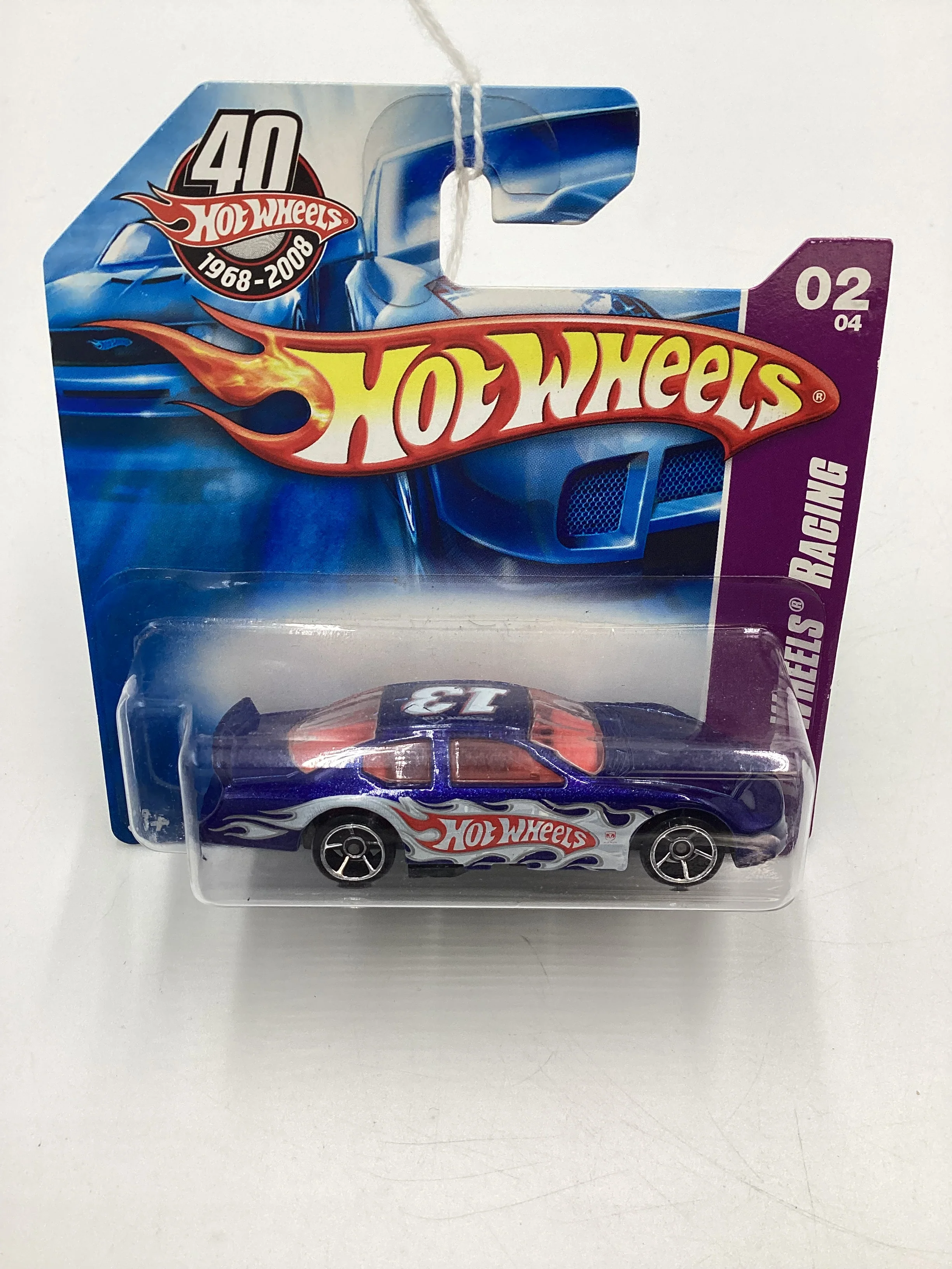 2008 Hot Wheels HW Team: Hot Wheels Racing #146 Dodge Charger Stock Car Blue Short Card 45D - Image 2