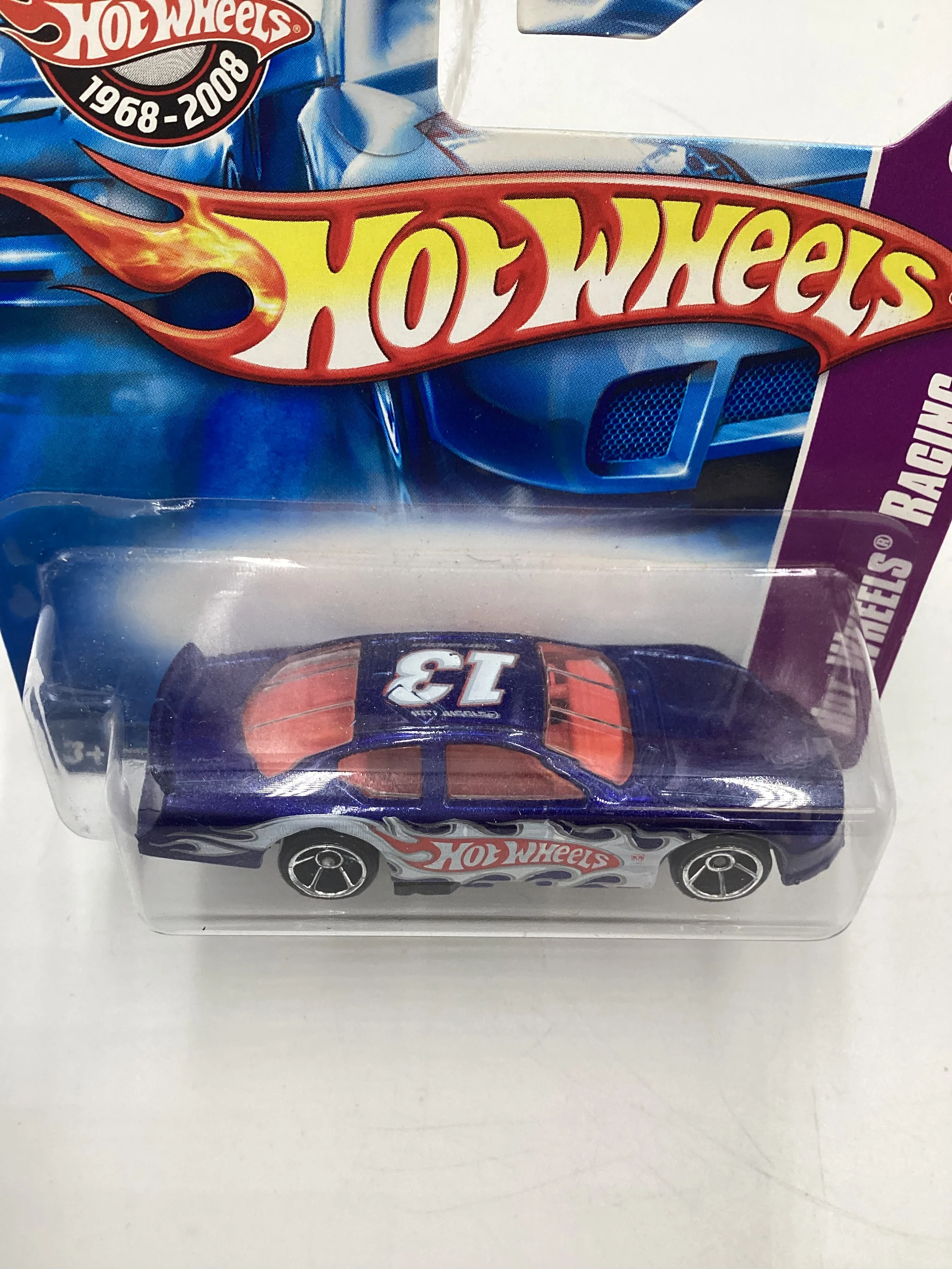 2008 Hot Wheels HW Team: Hot Wheels Racing #146 Dodge Charger Stock Car Blue Short Card 45D - Image 6