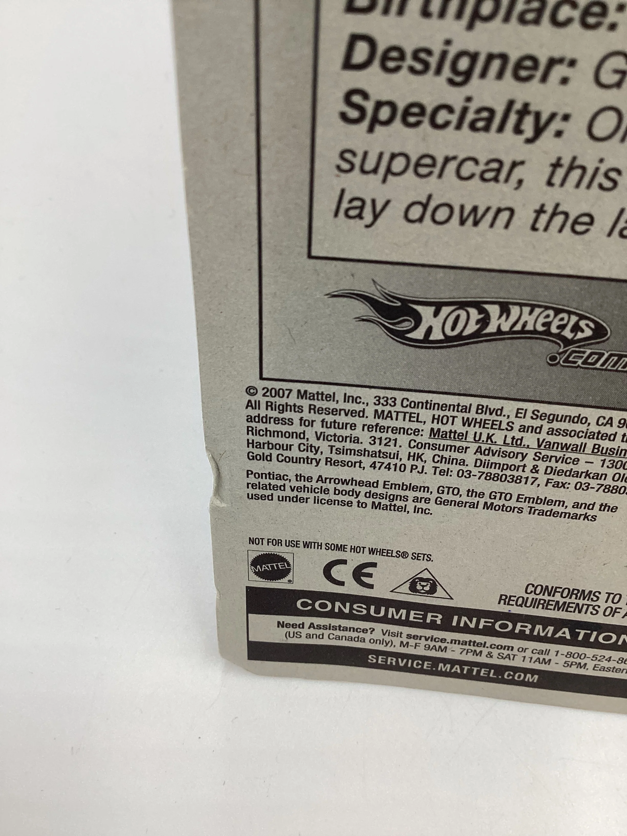 2008 Hot Wheels HW Team: Muscle Mania #133 Pontiac GTO Judge Silver Card Not Perfect 44C - Image 8