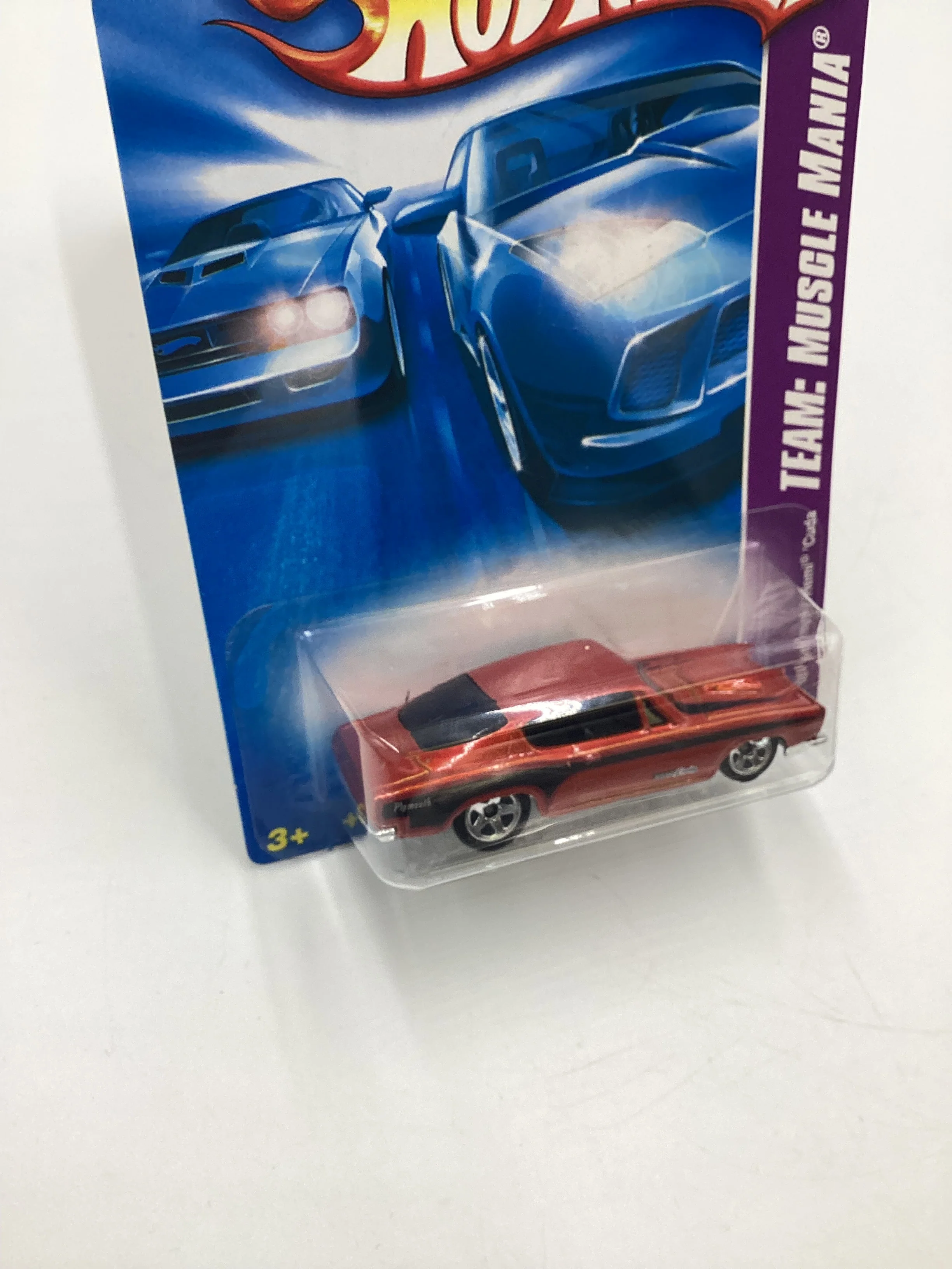 2008 Hot Wheels HW Team: Muscle Mania #134 68 Plymouth Hemi Cuda Orange 56B - Image 5