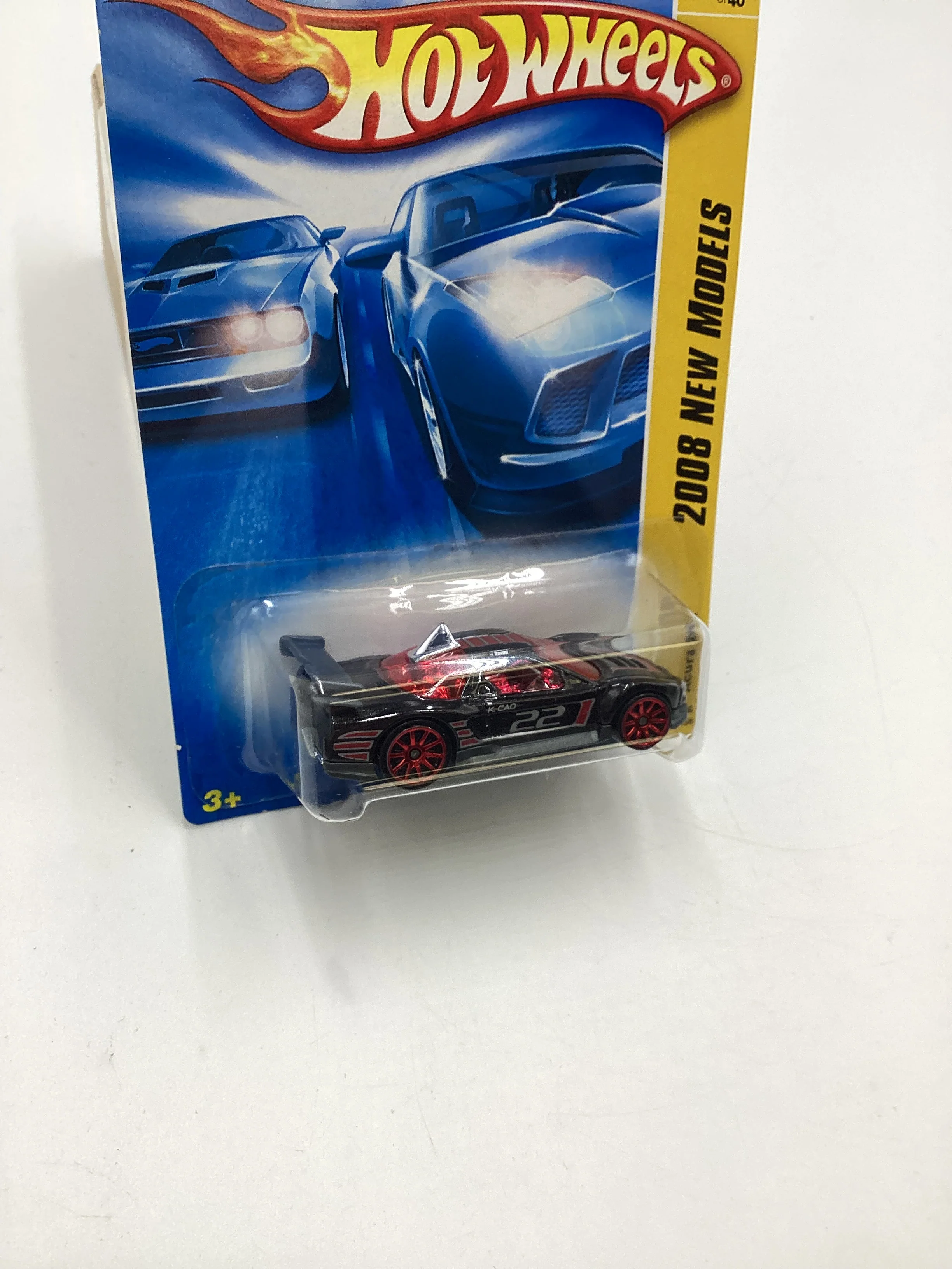 2008 Hot Wheels New Models #11 Acura NSX Black 107C - Image 5