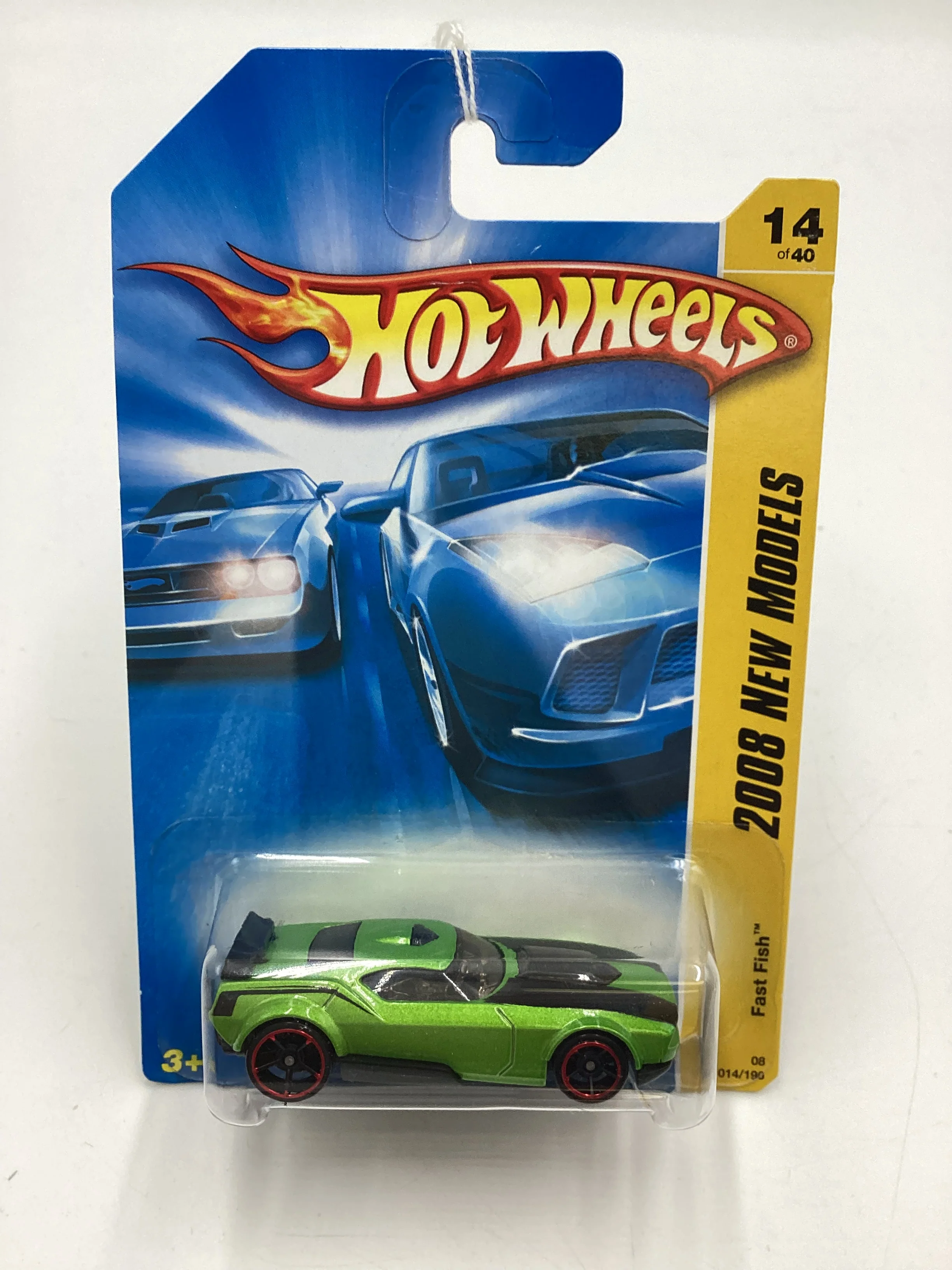 2008 Hot Wheels New Models #14 Fast Fish Green ZZ3 - Image 2