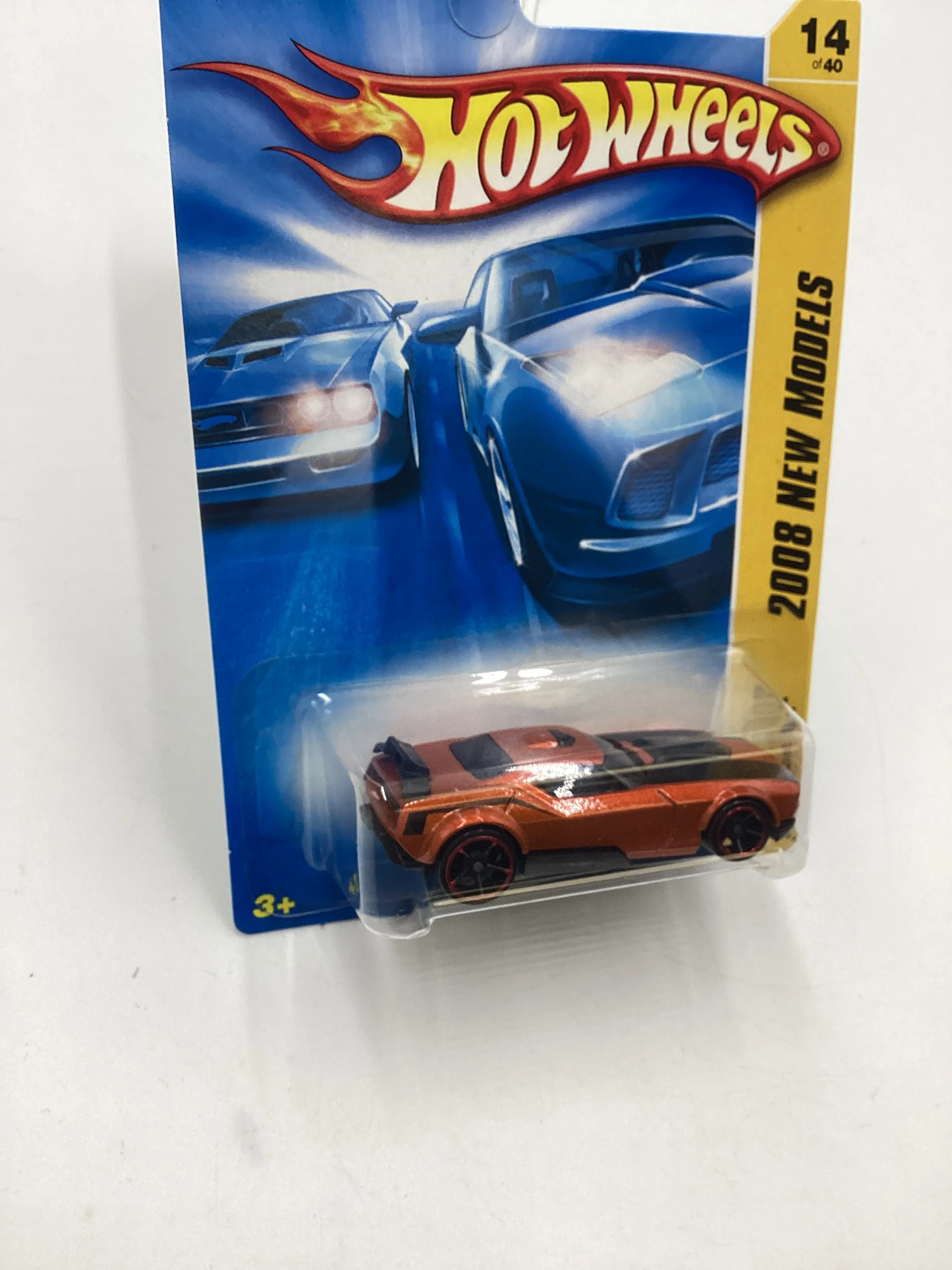 2008 Hot Wheels New Models #14 Fast Fish Orange BB6 - Image 5