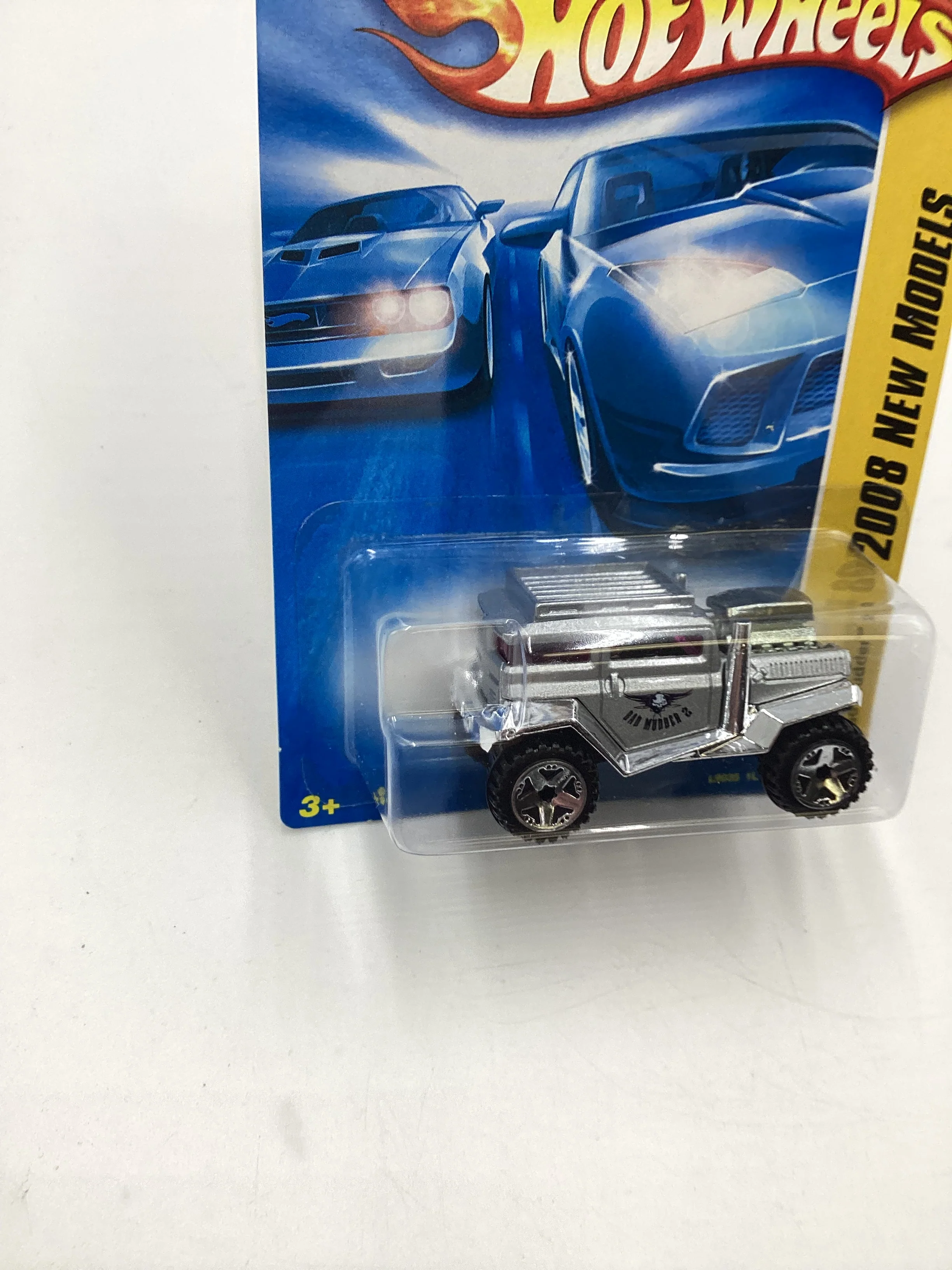 2008 Hot Wheels New Models #20 Bad Mudder 2 Silver 110i - Image 5