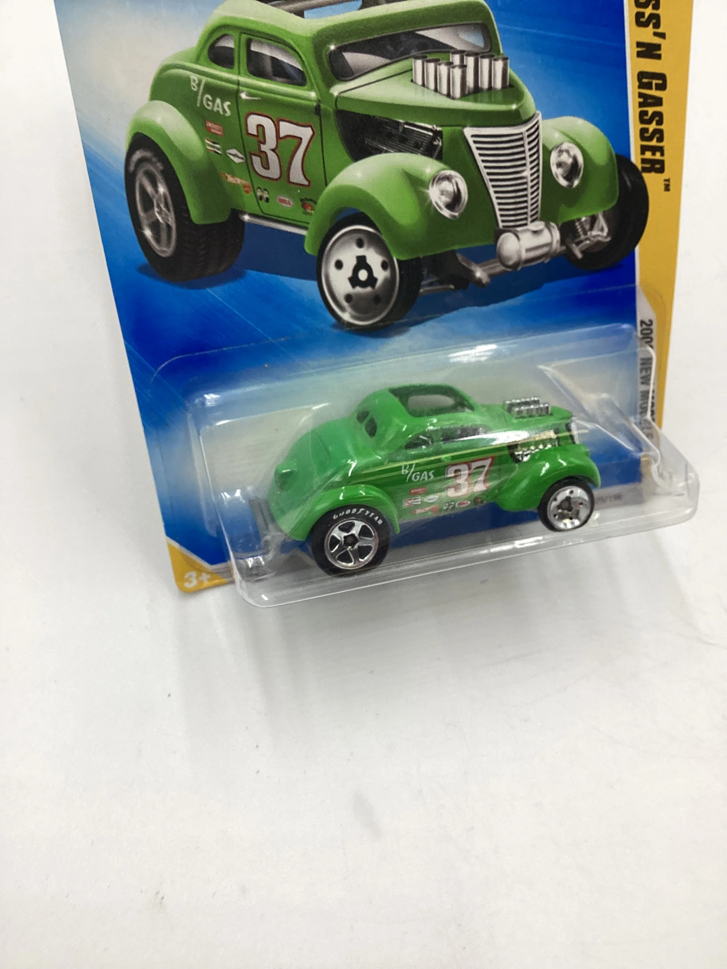 2008 Hot Wheels New Models #25 Pass N Gasser Green 56E - Image 5