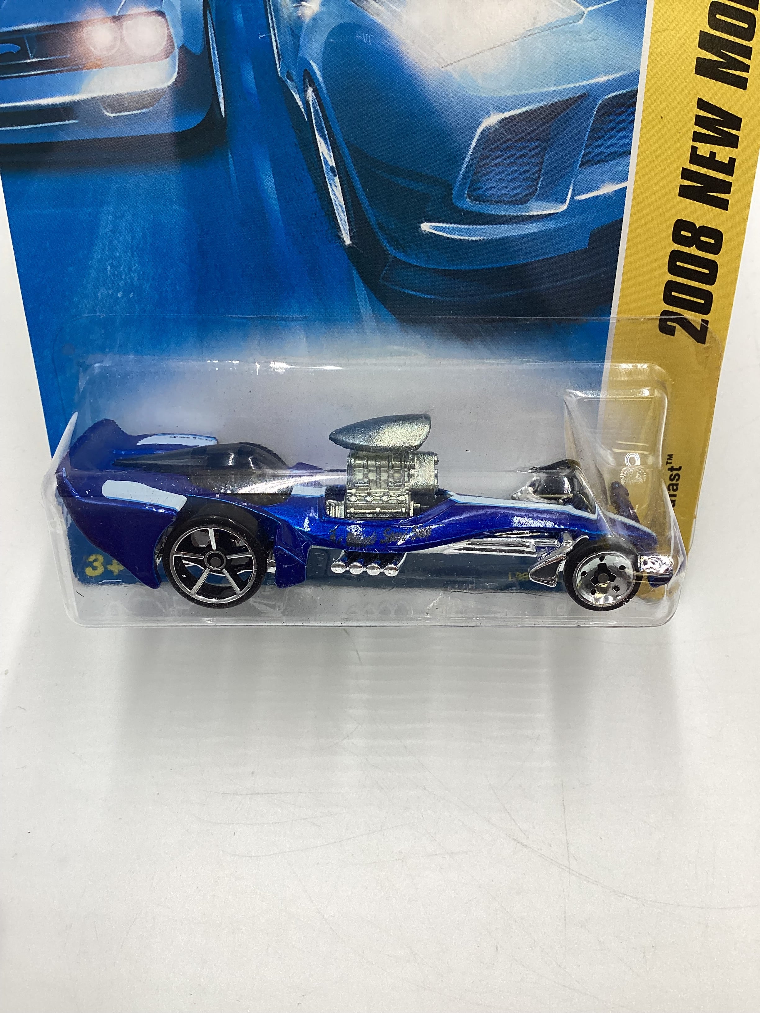 2008 Hot Wheels New Models #34 Madfast Blue BB3 - Image 3