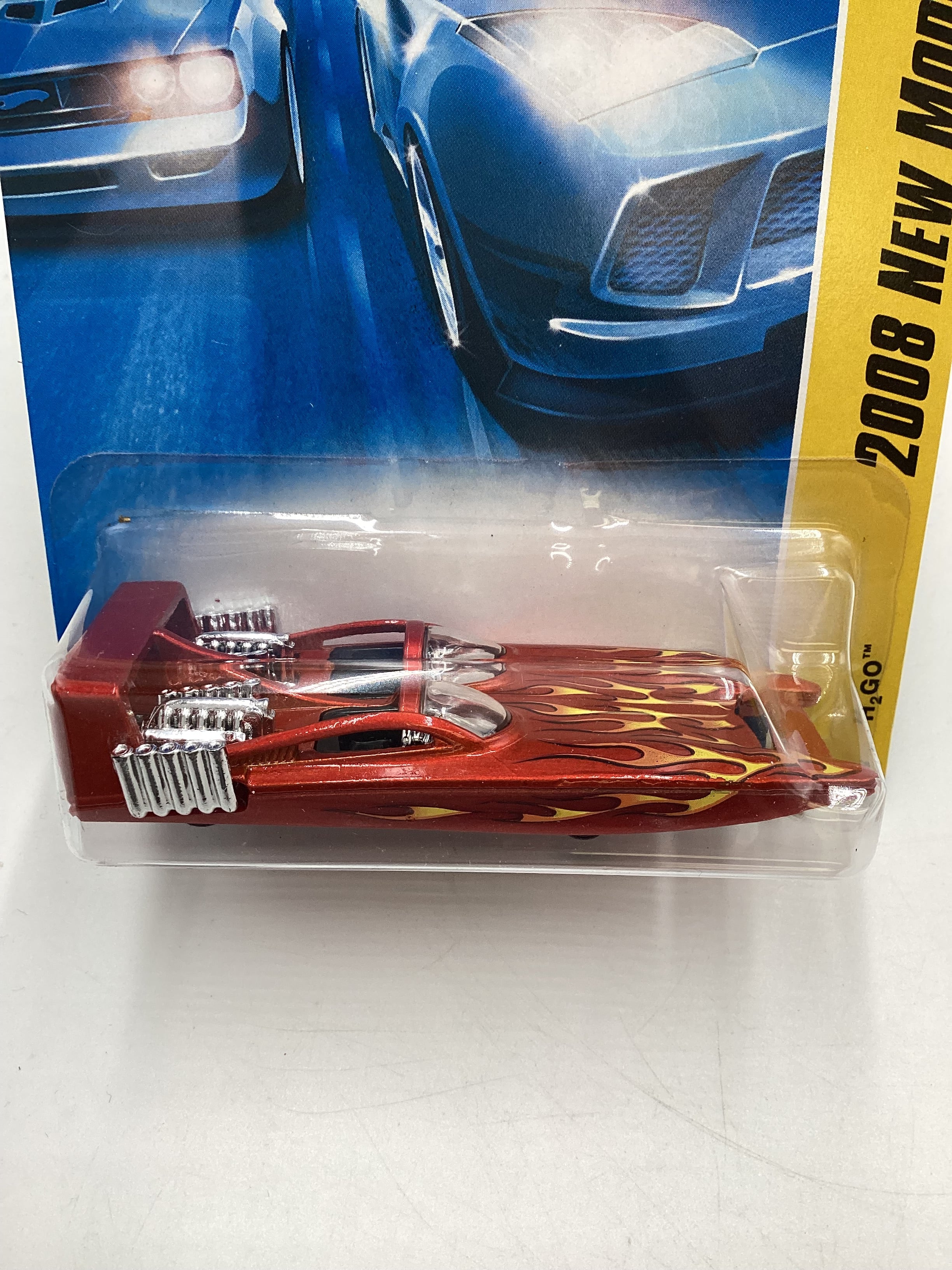 2008 Hot Wheels New Models #35 H2Go Orange BB3 - Image 3