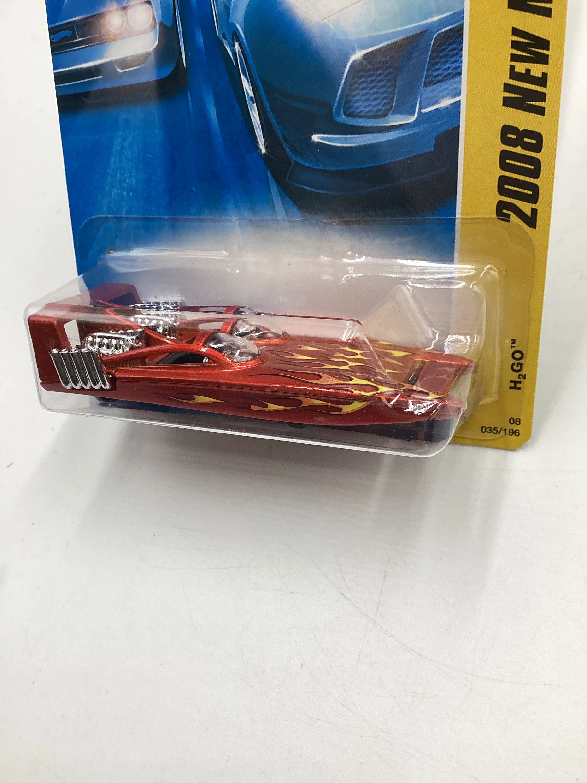 2008 Hot Wheels New Models #35 H2Go Orange BB3 - Image 4