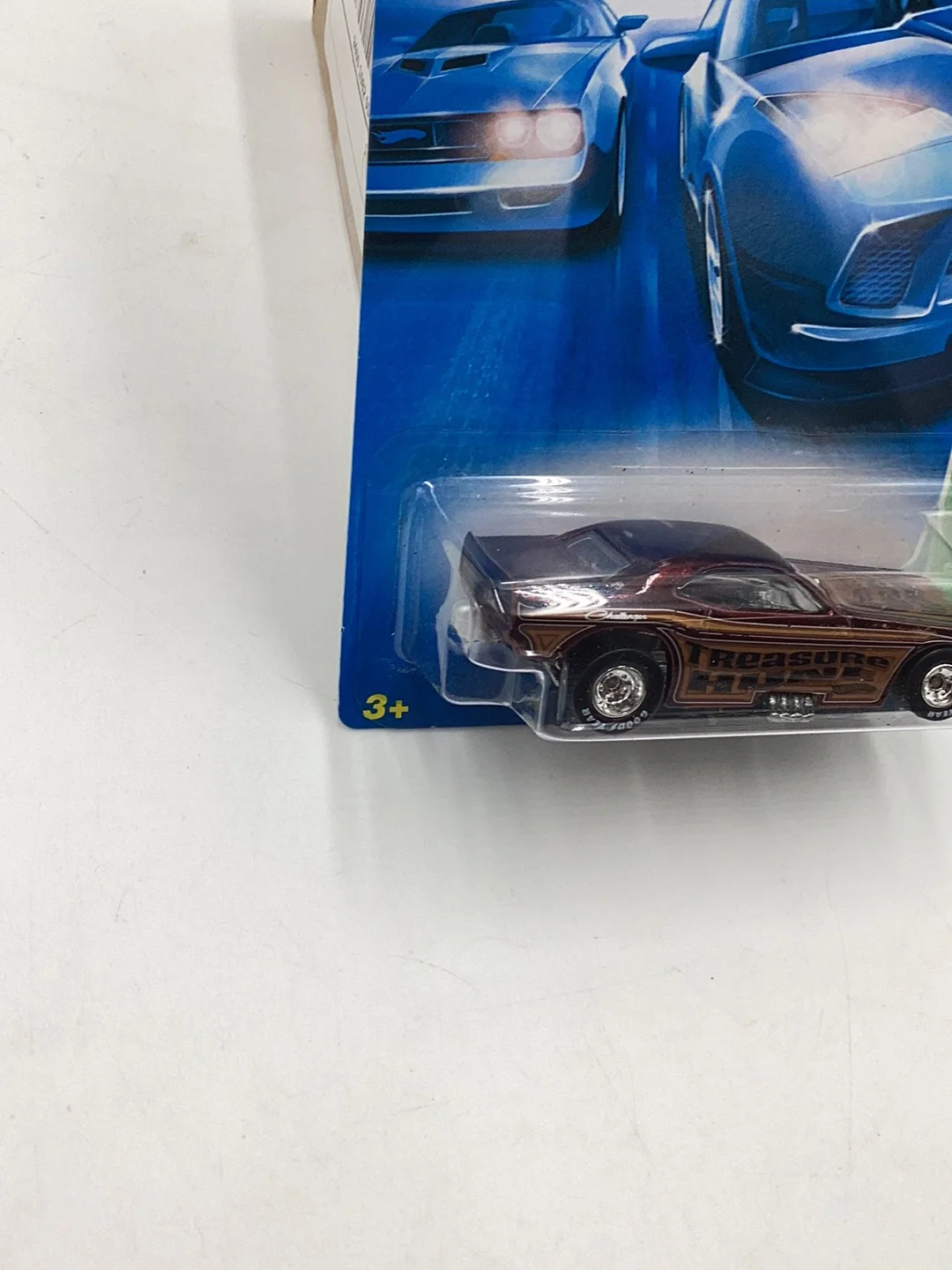 2008 Hot Wheels Super Treasure Hunt #167 Dodge Challenger Funny Car W/Protector - Image 3