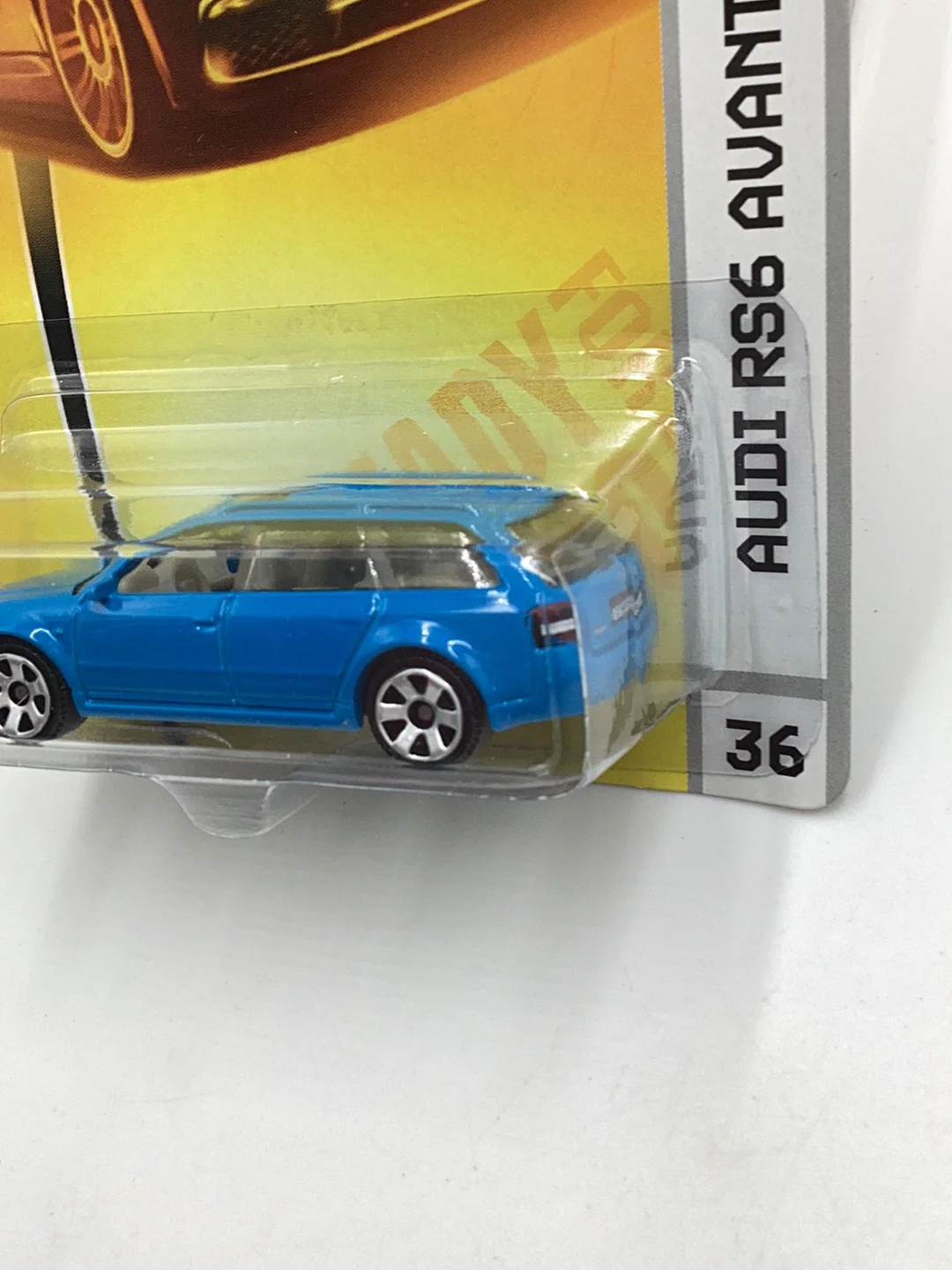 2008 Matchbox #36 Audi RS 6 Avant blue 217B - Image 4