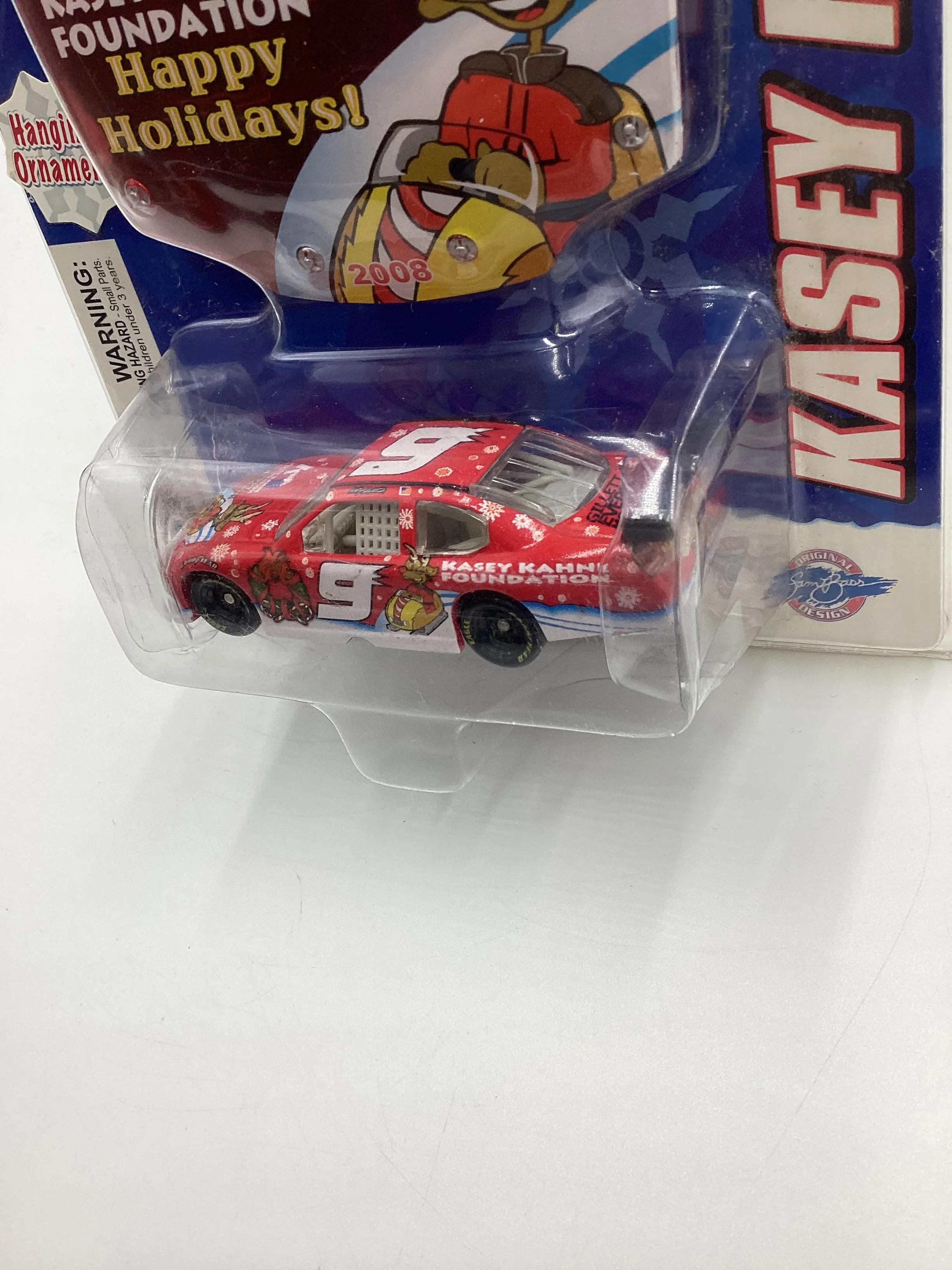 2008 Winners Circle Sam Bass Holiday Collection Kasey Kahne Foundation Happy Holidays #9 Dodge Red SR - Image 4