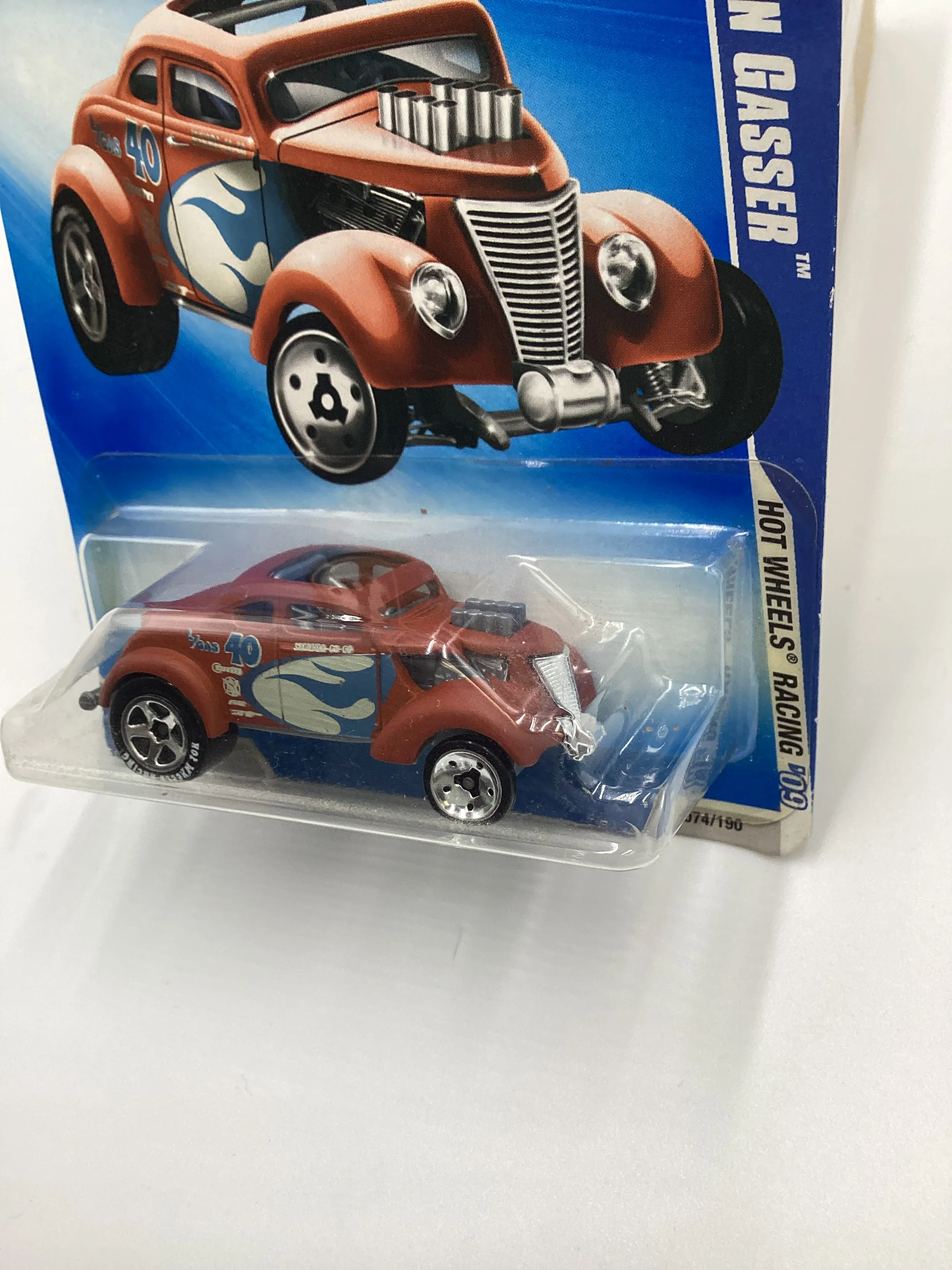 2009 Hot wheels #074 Pass’n Gasser Brown HH5 - Image 4