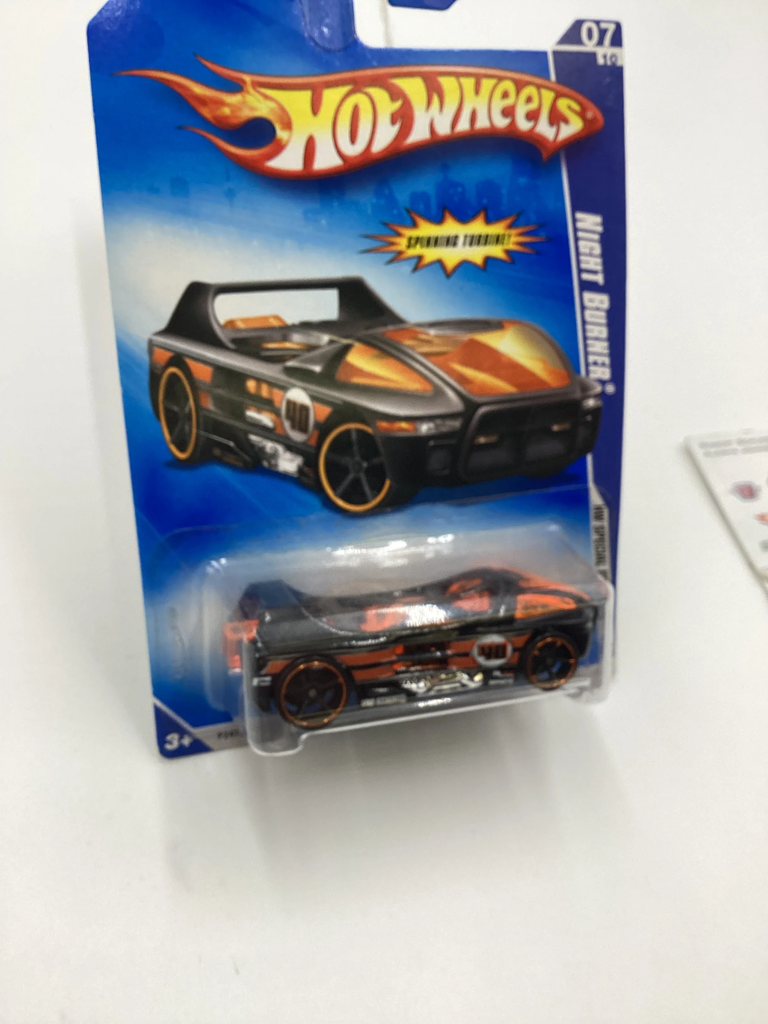 2009 Hot wheels #093 Night Burner Black HH1 - Image 5