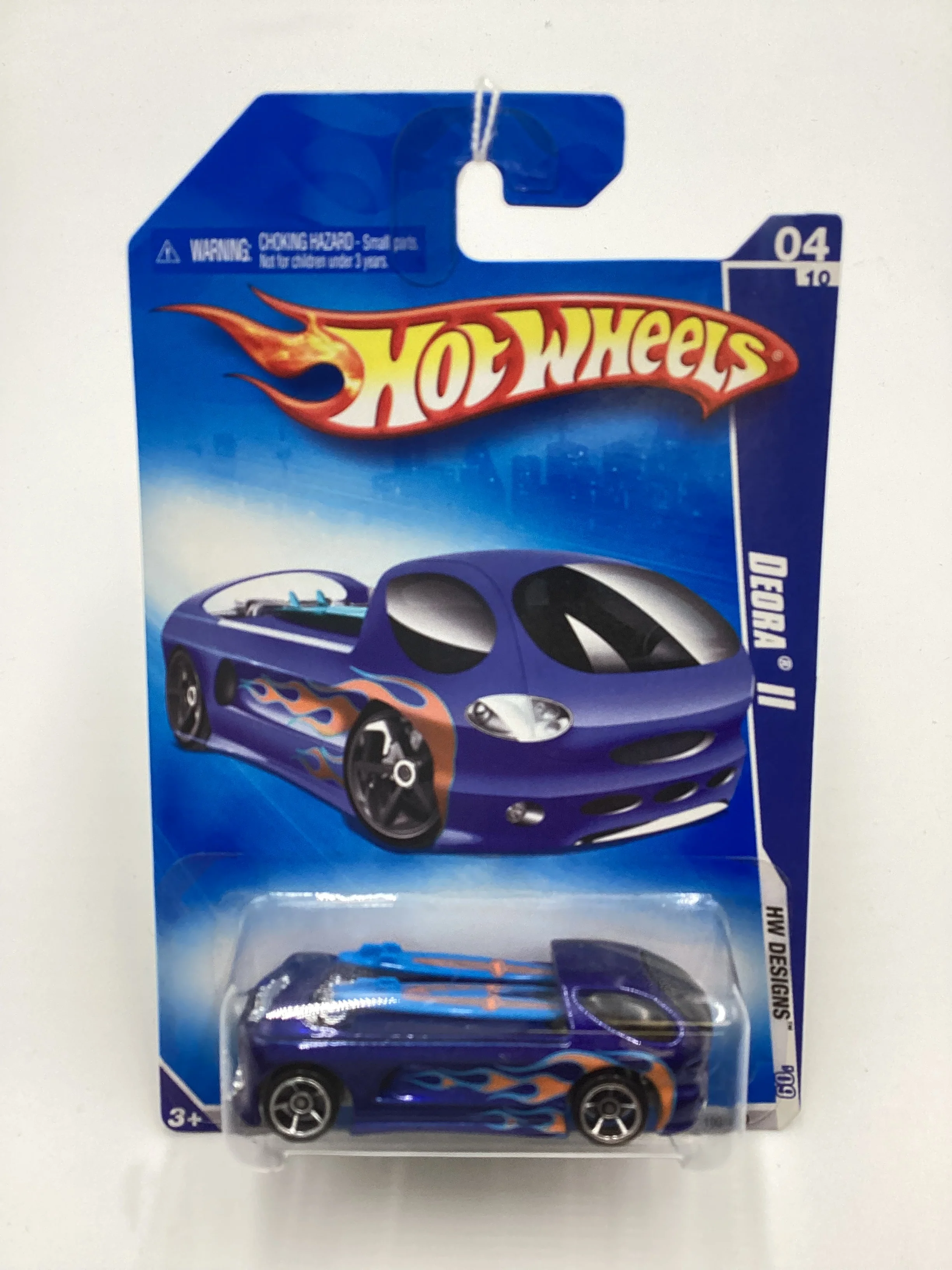 2009 Hot Wheels #100 Deora II Blue 113A - Image 2