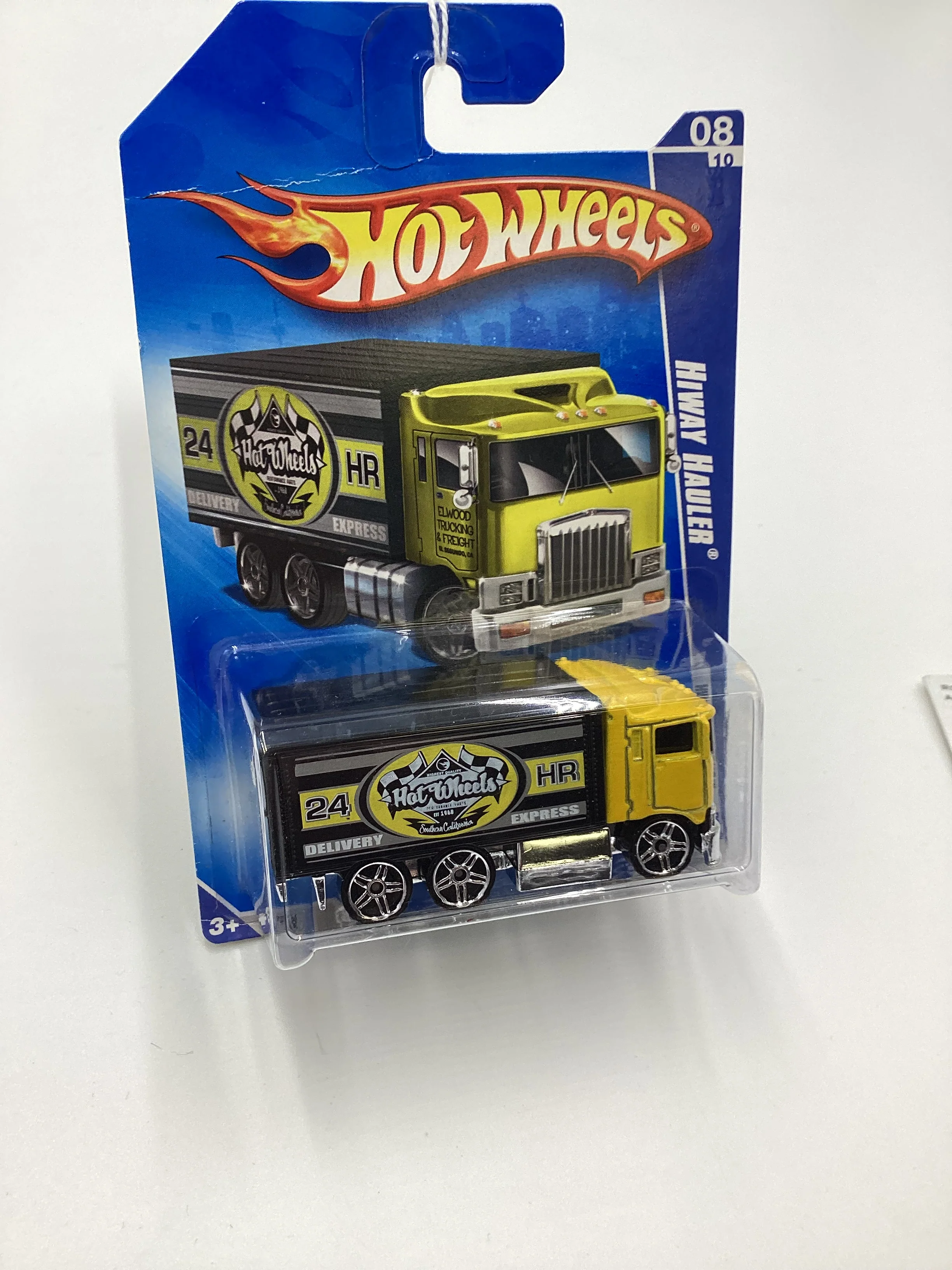 2009 Hot wheels #114 Hiway Hauler Yellow Vein on Top Left 116D - Image 5
