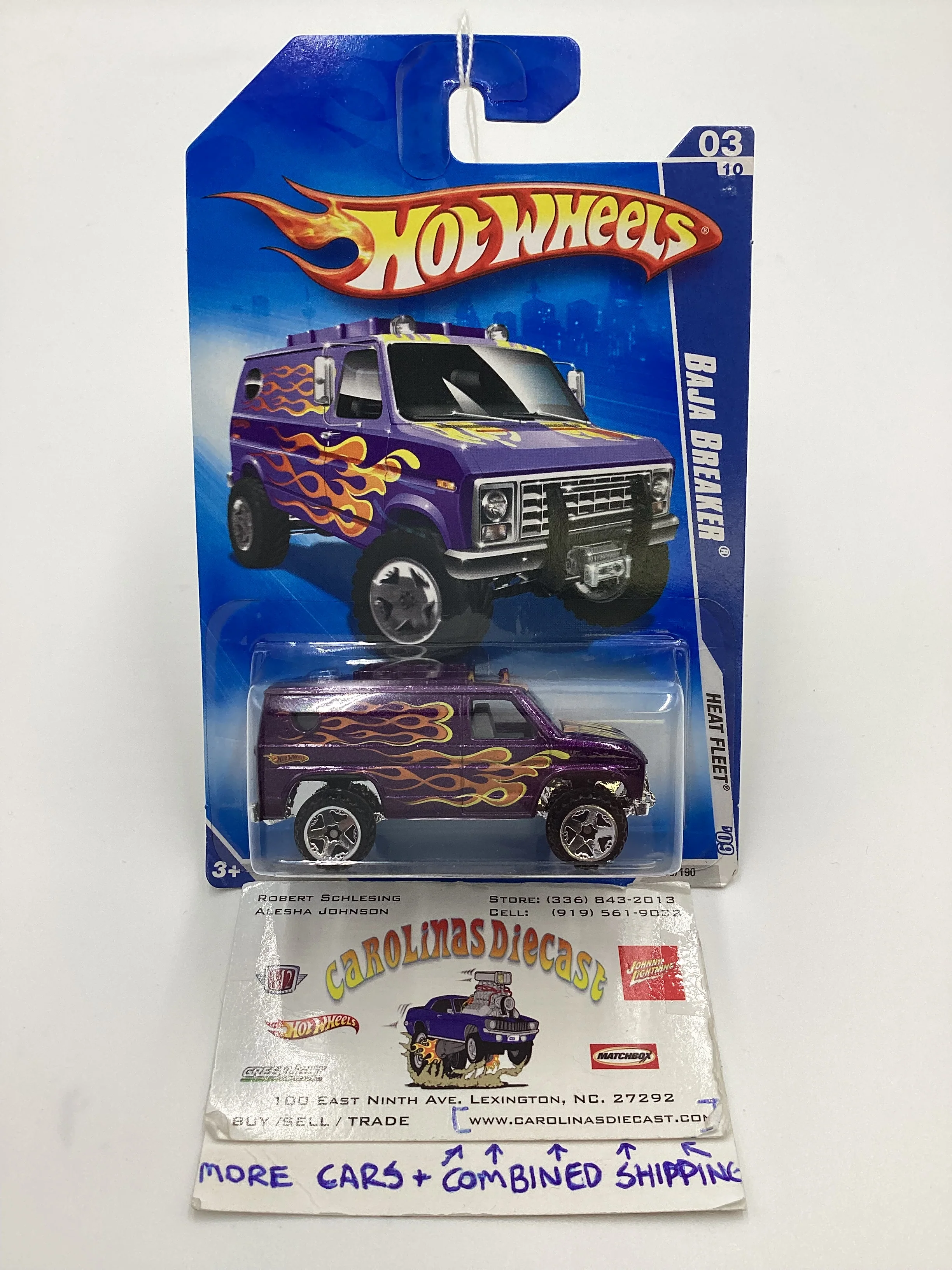 2009 Hot Wheels #119 Baja Breaker Purple