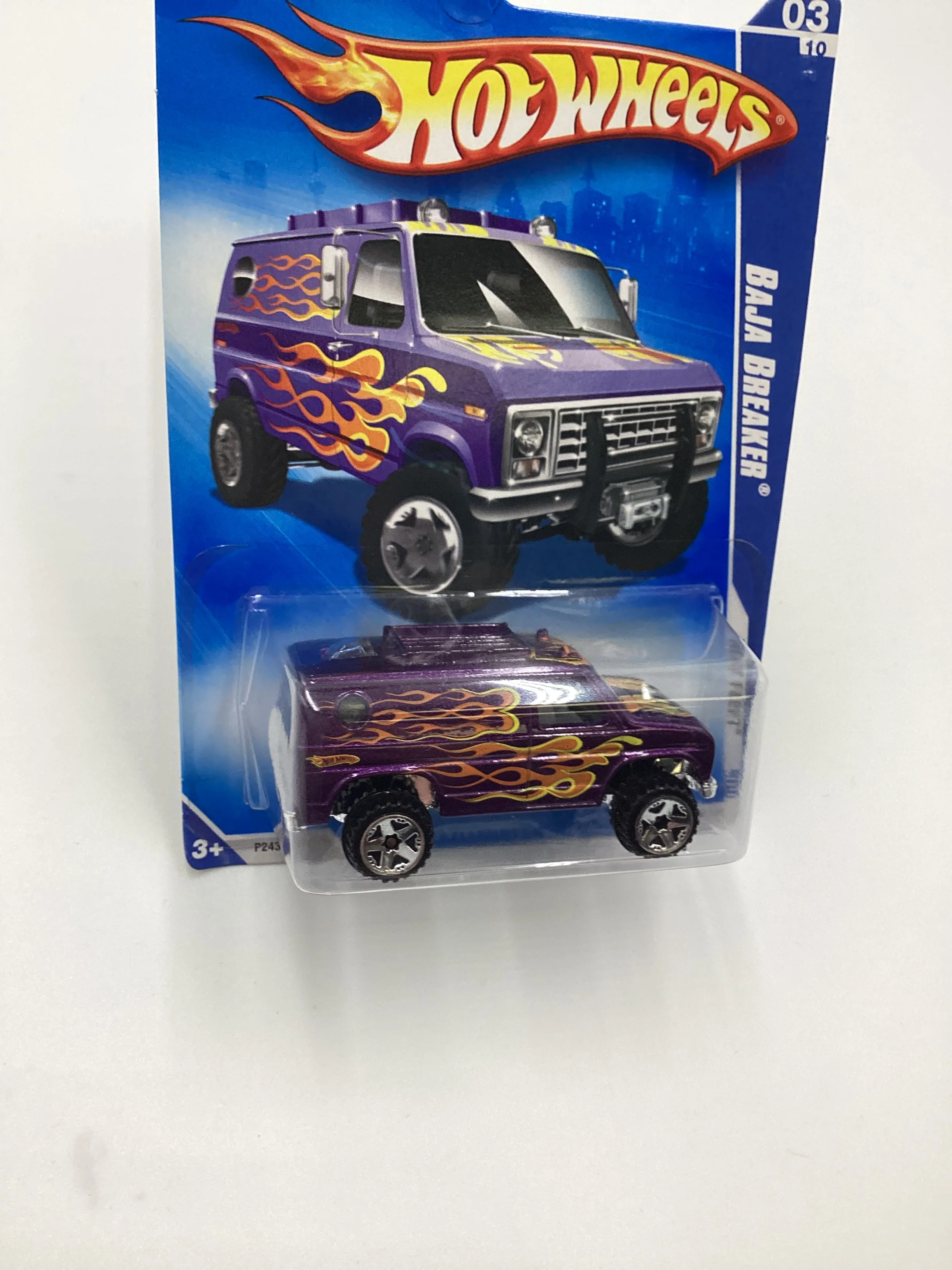 2009 Hot Wheels #119 Baja Breaker Purple - Image 5