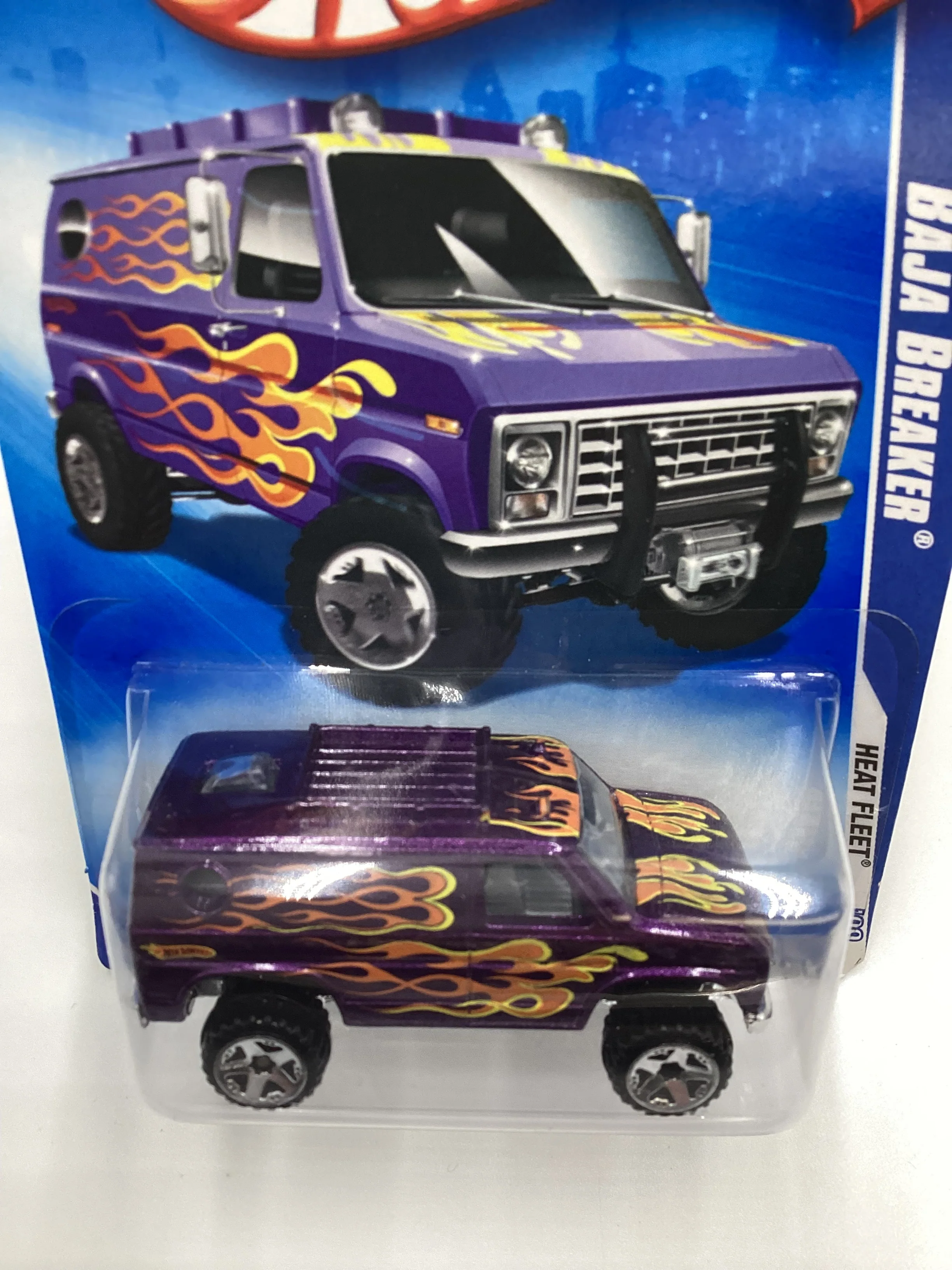 2009 Hot Wheels #119 Baja Breaker Purple - Image 6