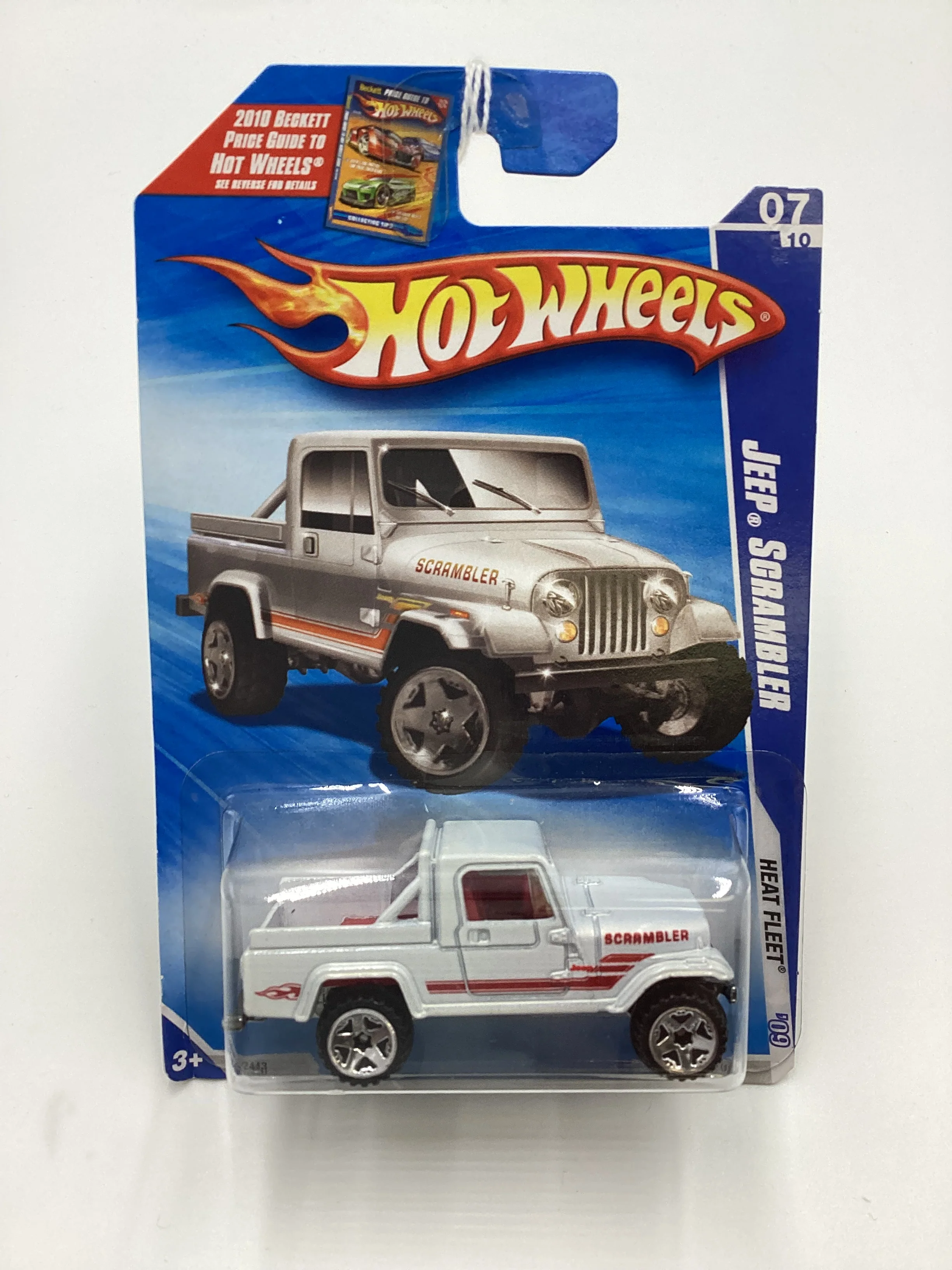 2009 Hot Wheels #123 Jeep Scrambler White - Image 2