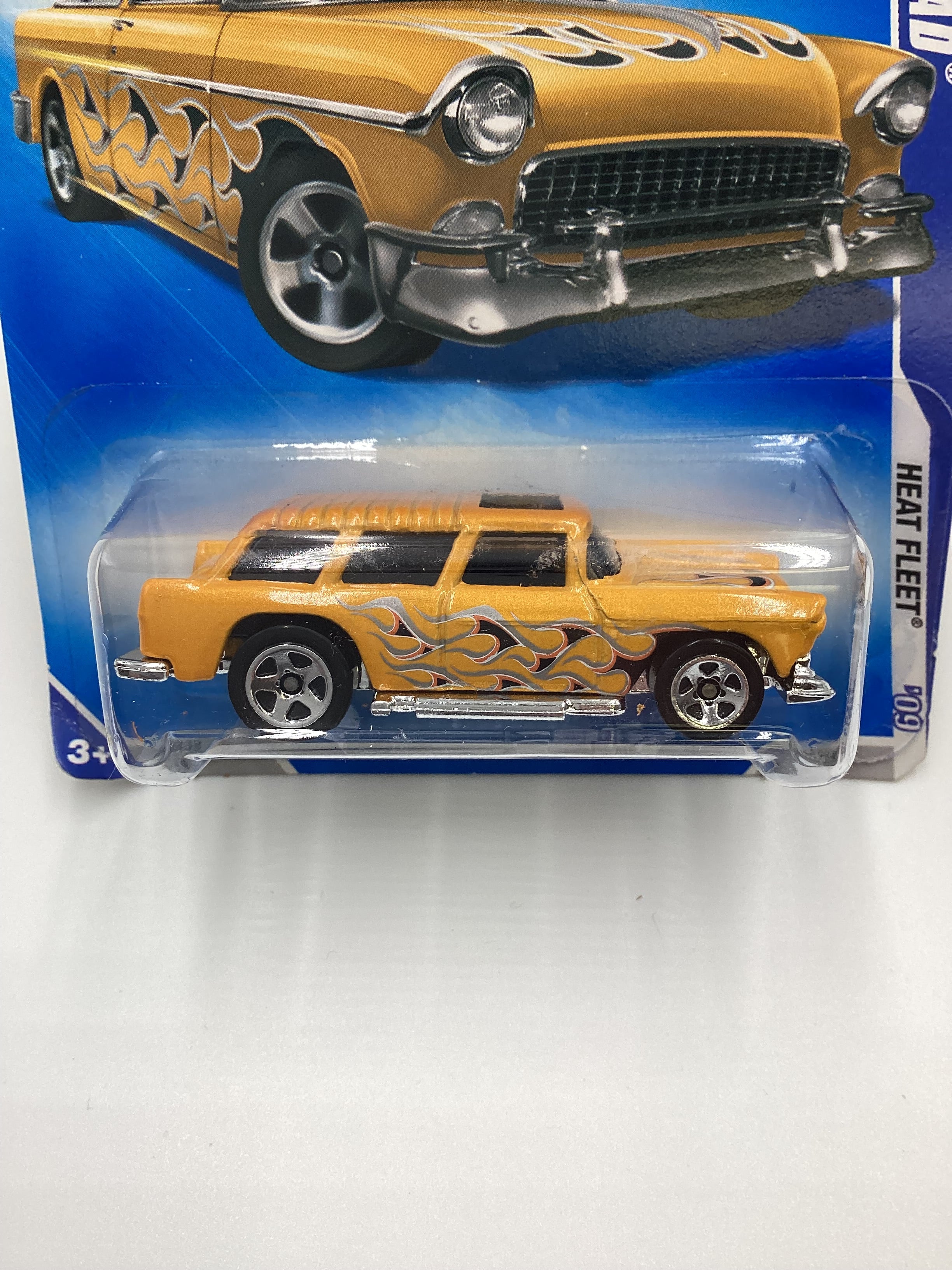 2009 Hot Wheels #125 55 Nomad Yellow 15i - Image 3