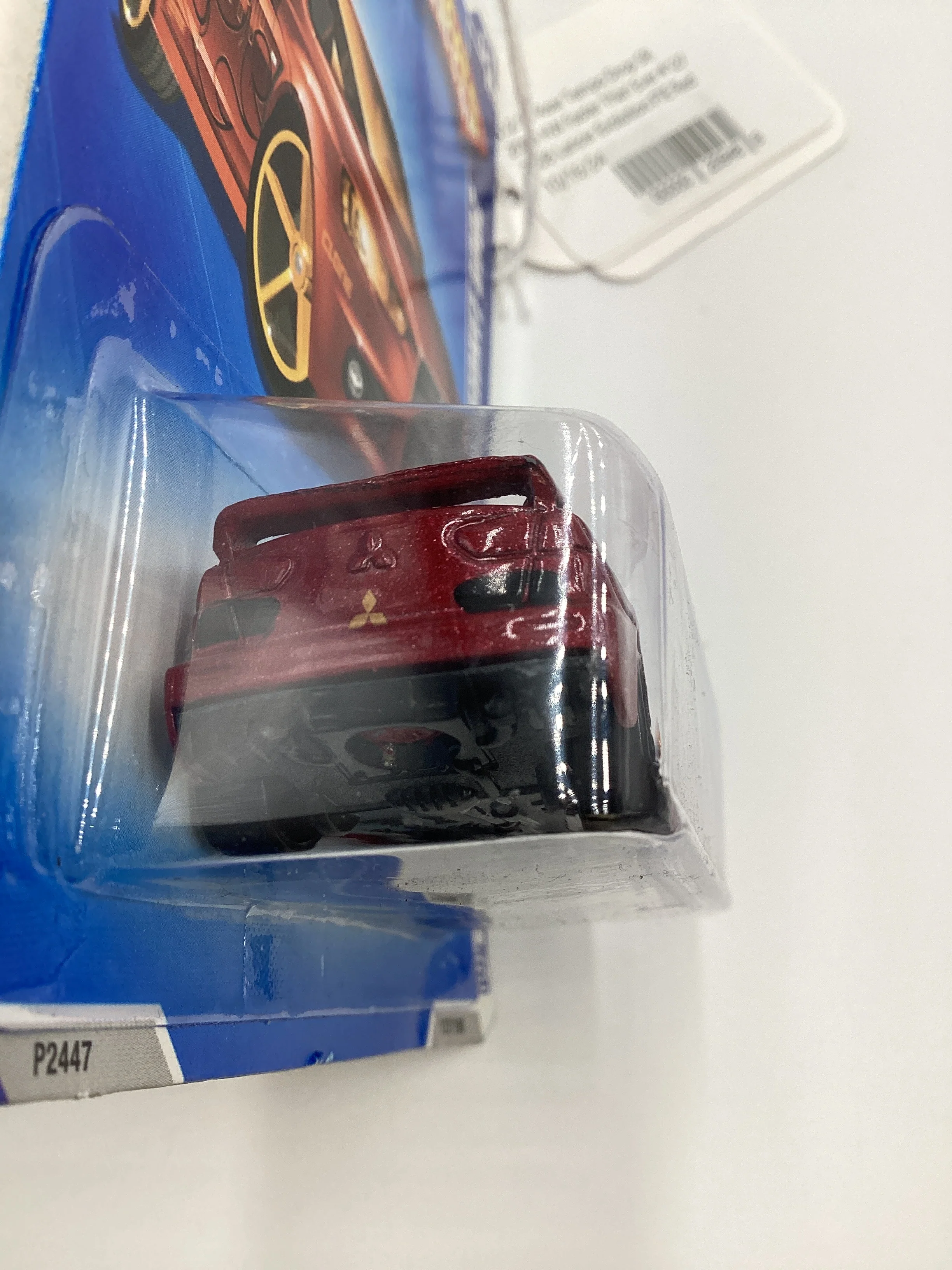 2009 Hot wheels #127 2008 Lancer Evolution FTE Red Rear Tampo Drop SR - Image 7