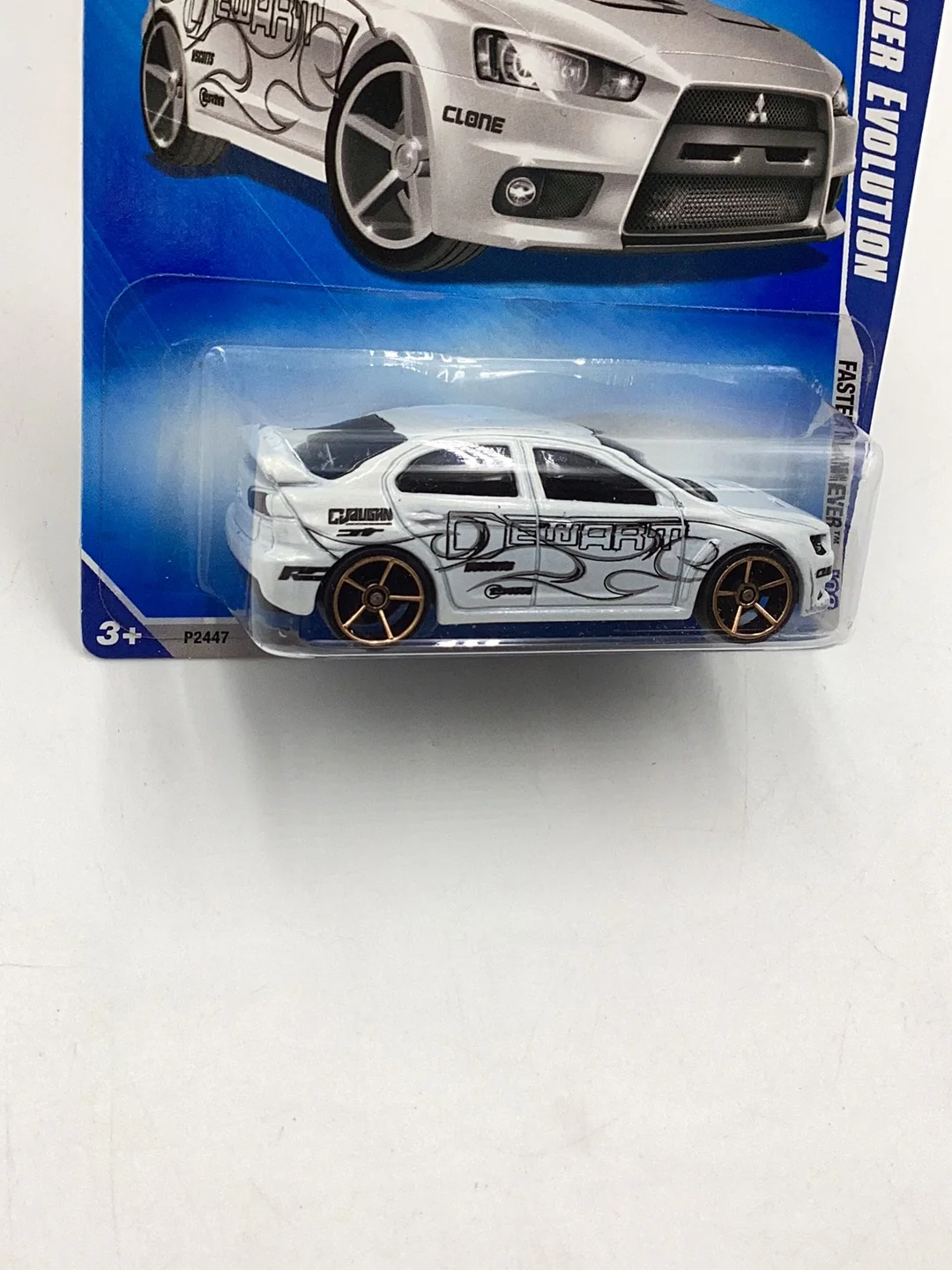 2009 Hot wheels #127 2008 Lancer Evolution Walmart exclusive FTE - Image 3