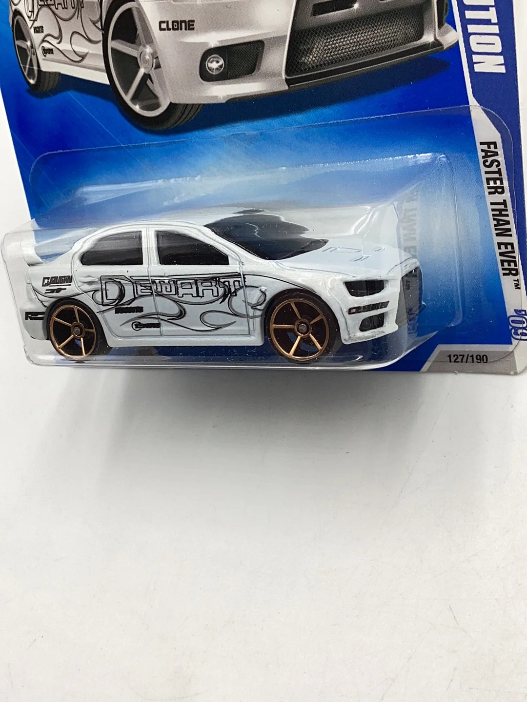 2009 Hot wheels #127 2008 Lancer Evolution Walmart exclusive FTE - Image 4