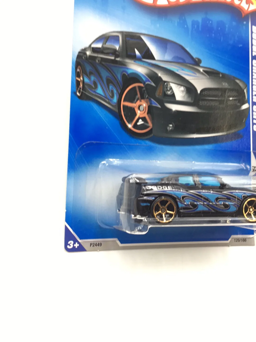 2009 Hot Wheels #129 Dodge Charger SRT8 T3 - Image 3