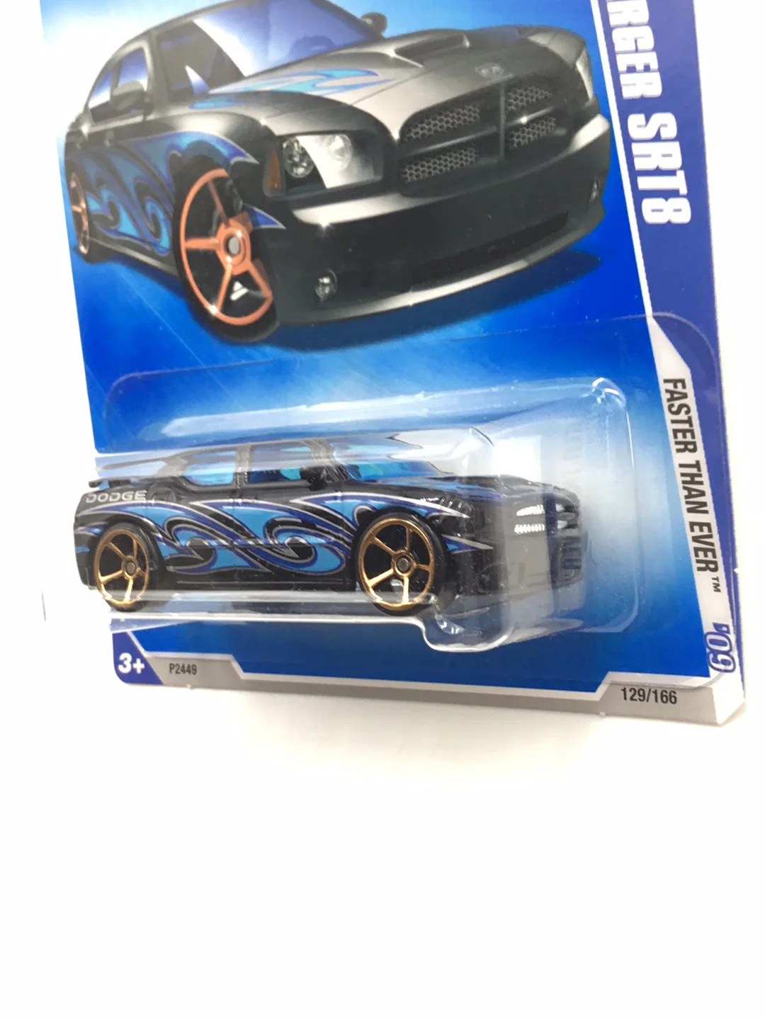 2009 Hot Wheels #129 Dodge Charger SRT8 T3 - Image 4