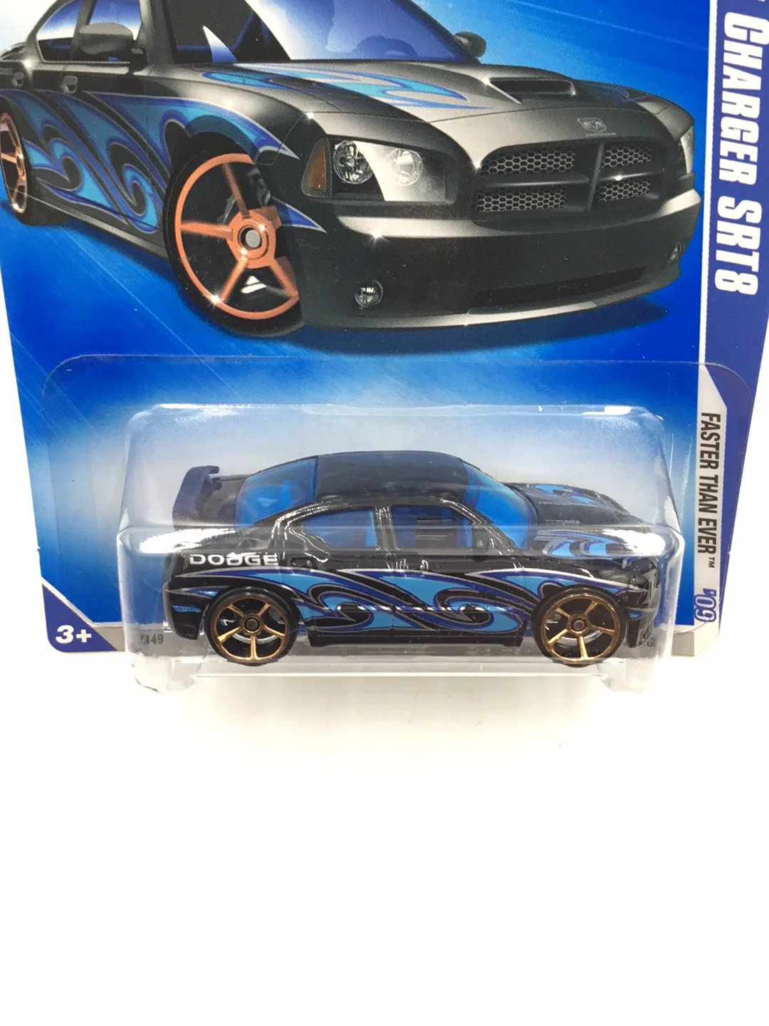 2009 Hot Wheels #129 Dodge Charger SRT8 T3 - Image 5