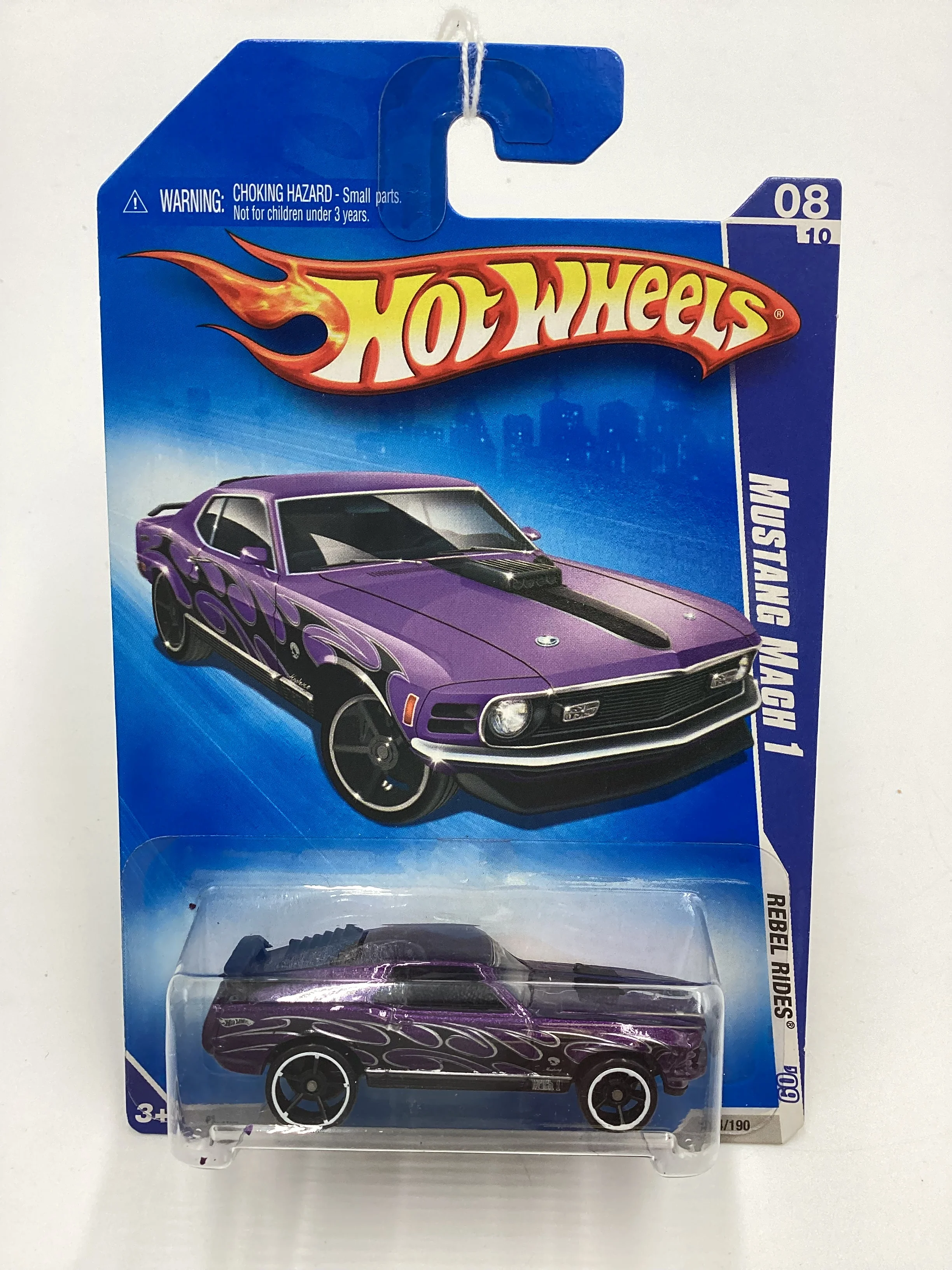 2009 Hot Wheels #144 Mustang Mach 1 Purple 19A