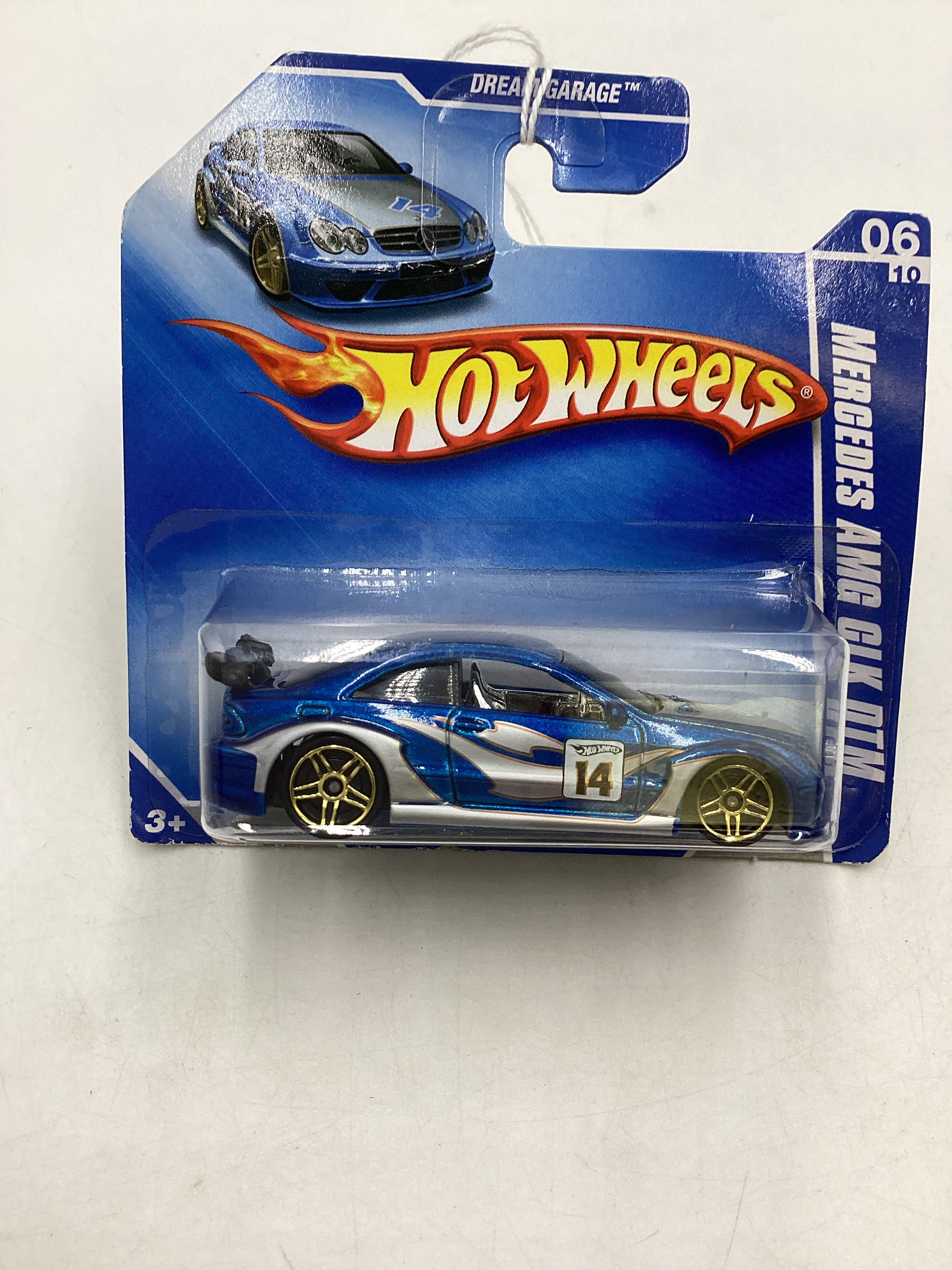 2009 Hot Wheels #152 Mercedes AMG CLK DTM Blue - Image 4