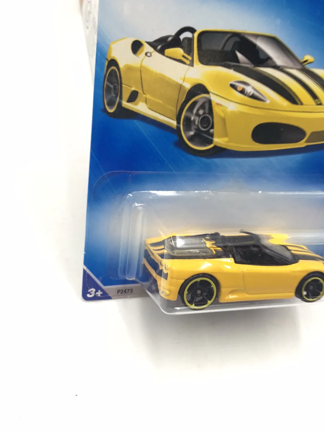 2009 Hot Wheels #153 Ferrari F430 Spider Yellow SS1 - Image 3